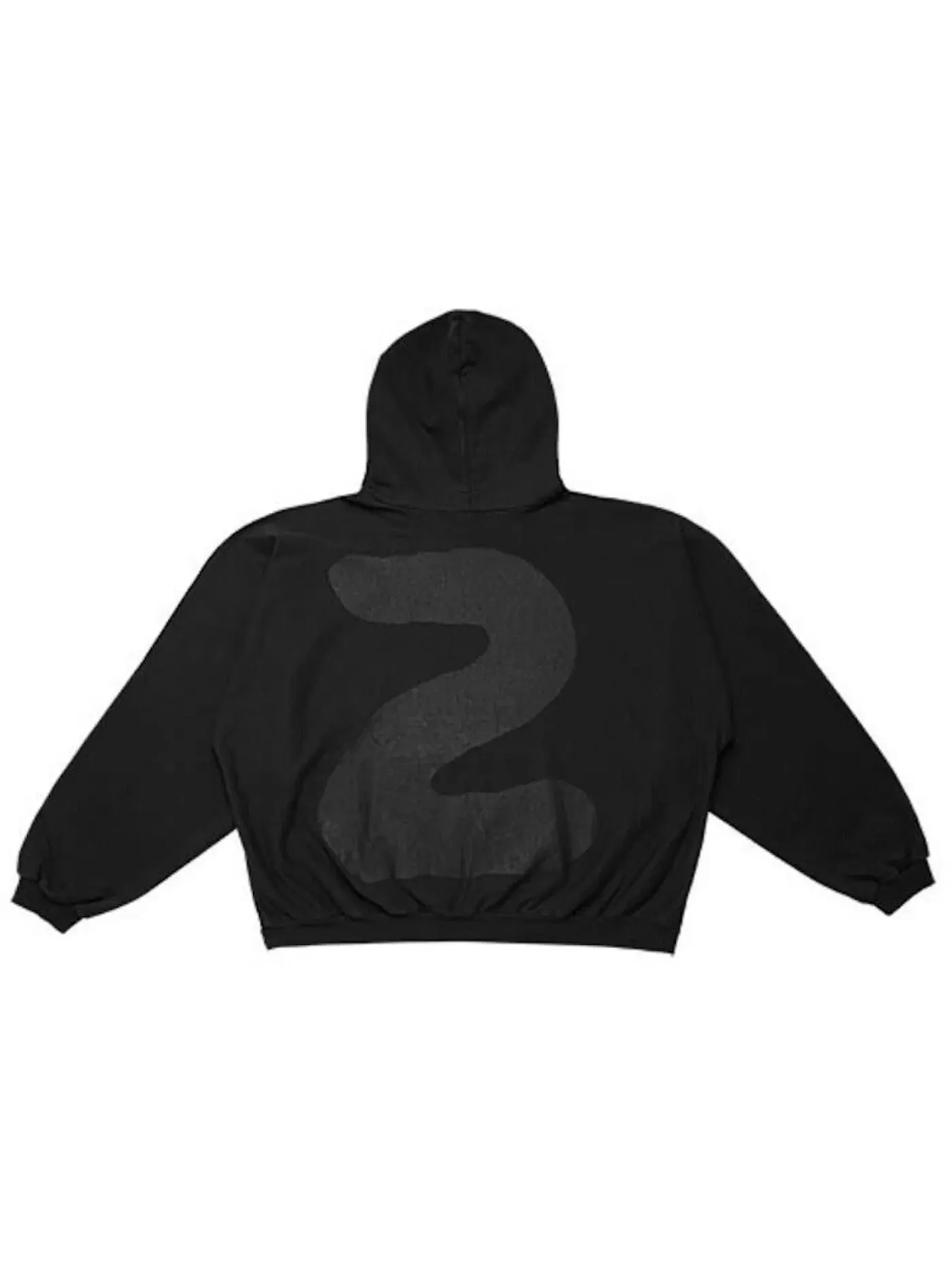 Мужской худи с принтом Kanye West DONDA 2 Lit Match — изображение 2 из 2, черный