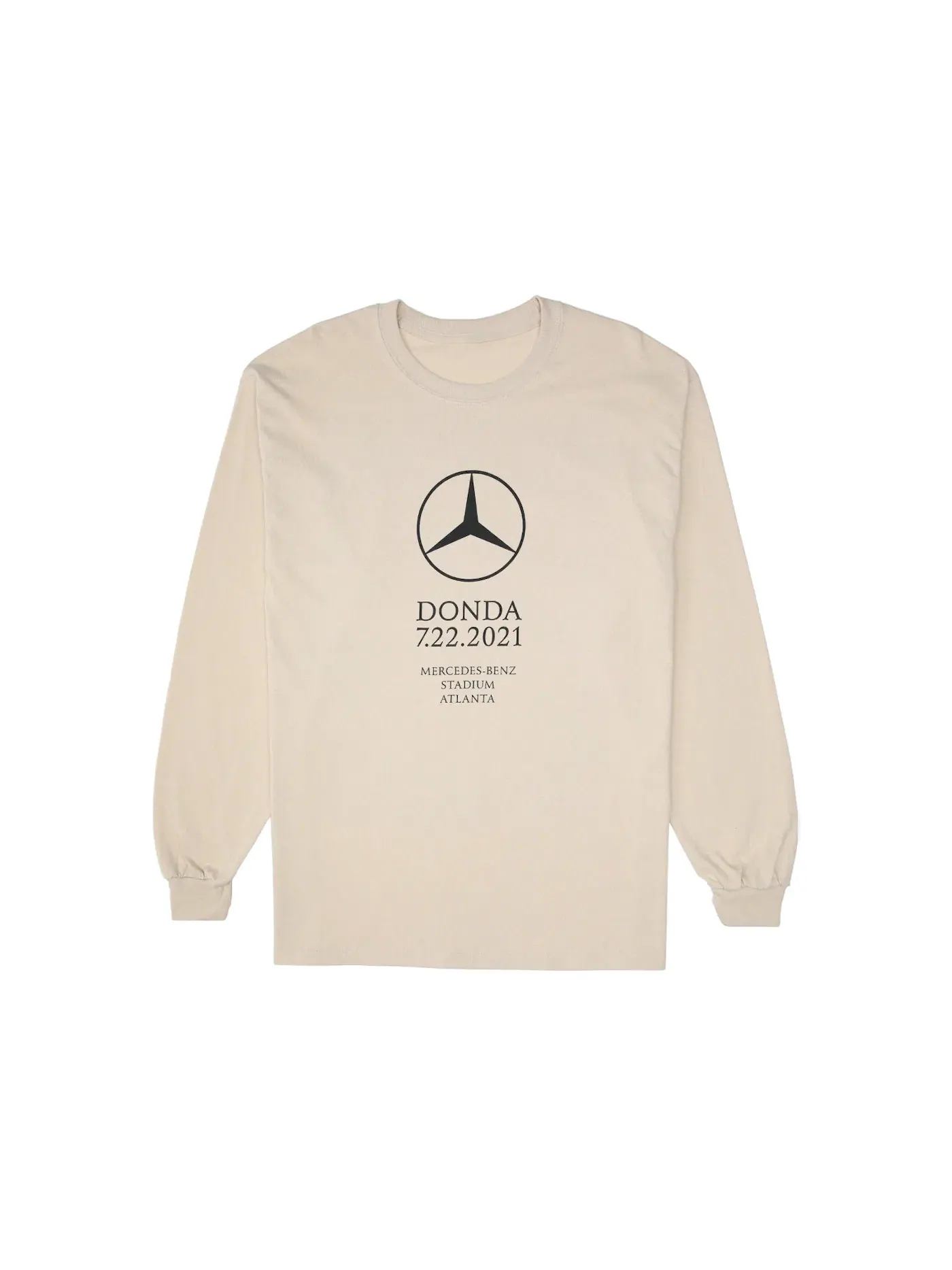 Мужская футболка с длинным рукавом Kanye West Donda Atlanta Listening Event L/S T-shirt Kanye West — изображение 1 из 2