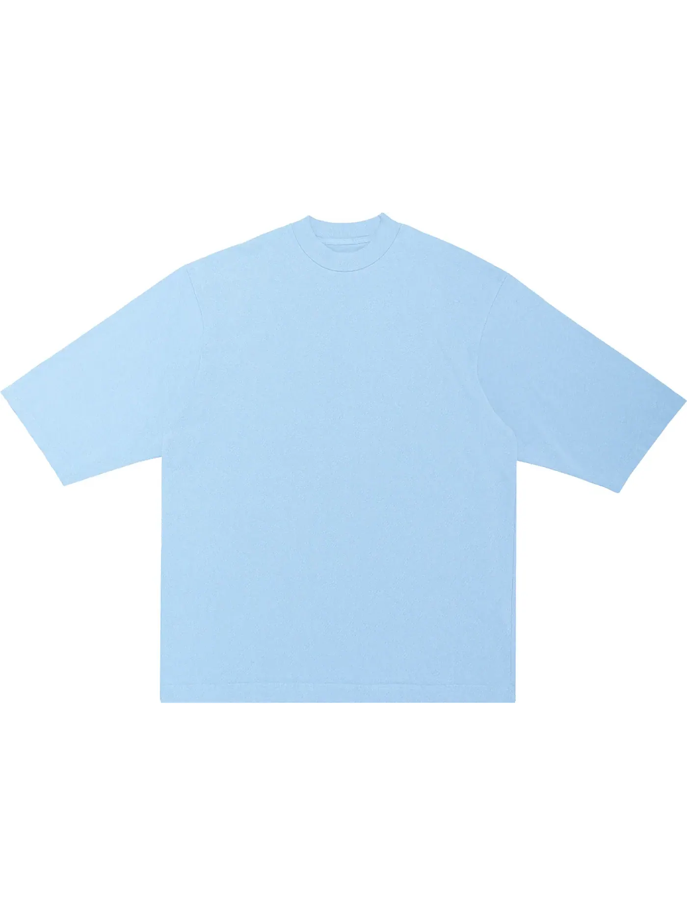 Мужская футболка с принтом Long T-shirt Kanye West — изображение 2 из 2, светлый синий