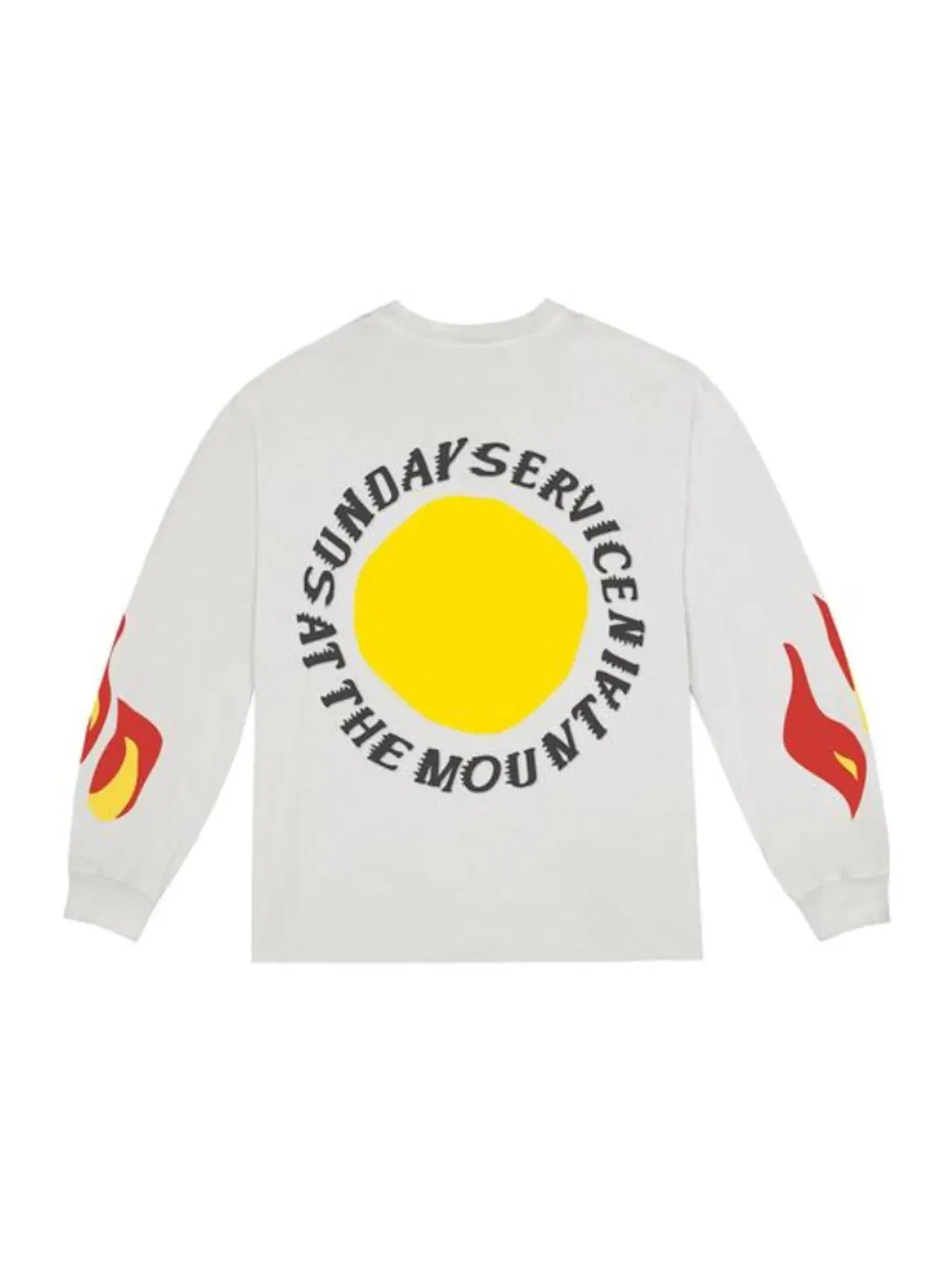 Мужская футболка с длинным рукавом Kanye West Holy Spirit — изображение 2 из 2, кость