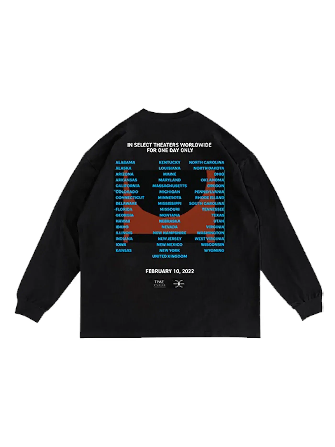 Мужская футболка с длинным рукавом с принтом L/S Tee Kanye West — изображение 2 из 2, черный