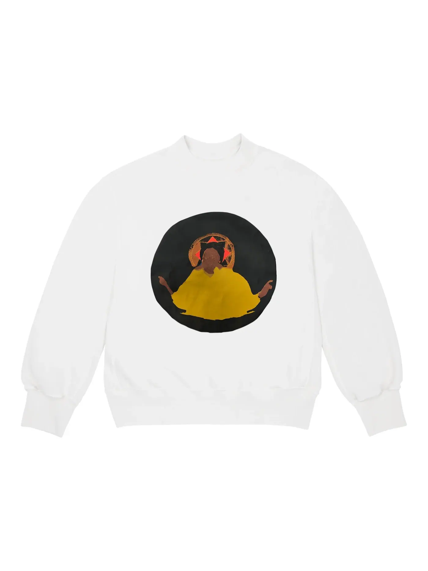 Мужской свитшот Kanye West Jesus Is King Chicago Crewneck — изображение 2 из 2, белый