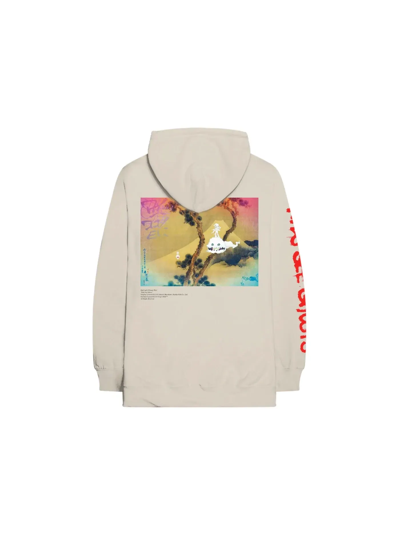 Детская худи Kids See Ghosts Kanye West — изображение 2 из 2, бежевый