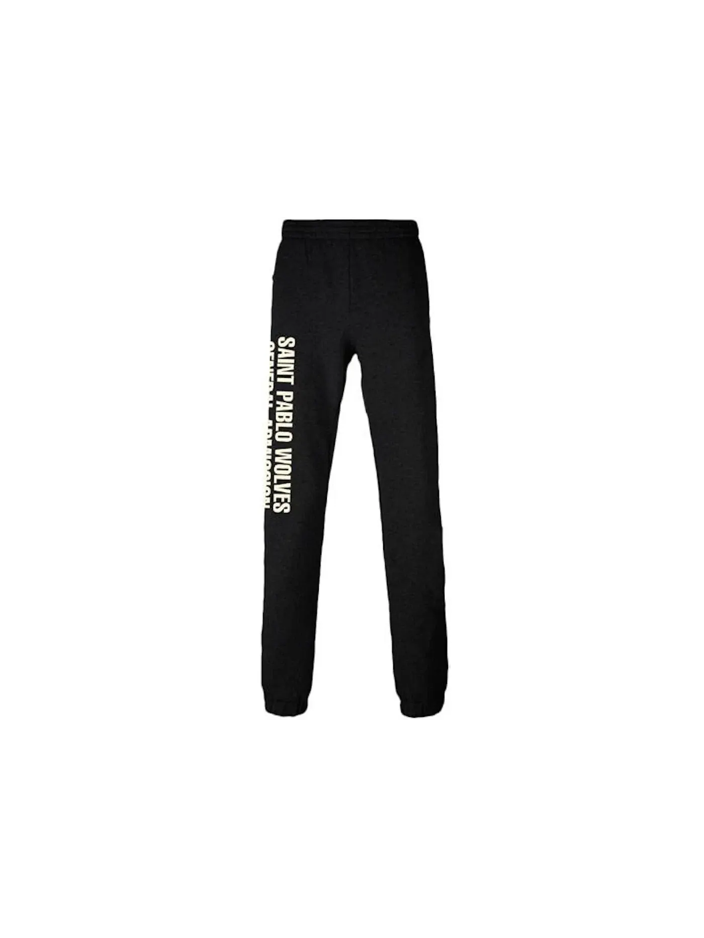 Мужские спортивные штаны с принтом Kanye West Sweatpants — изображение 2 из 2, черный