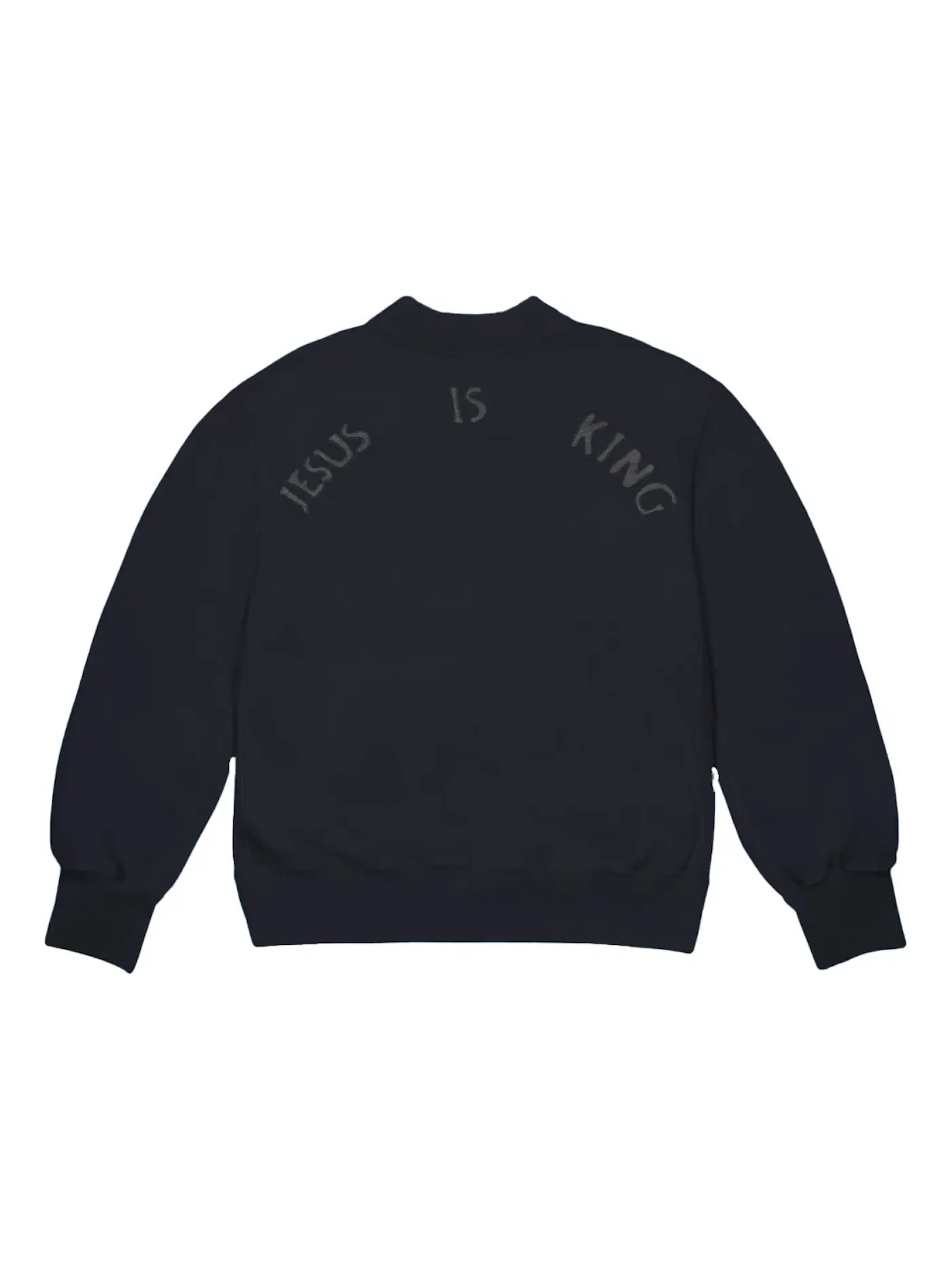 Мужской свитшот с принтом Crewneck Kanye West — изображение 2 из 2, темно-синий