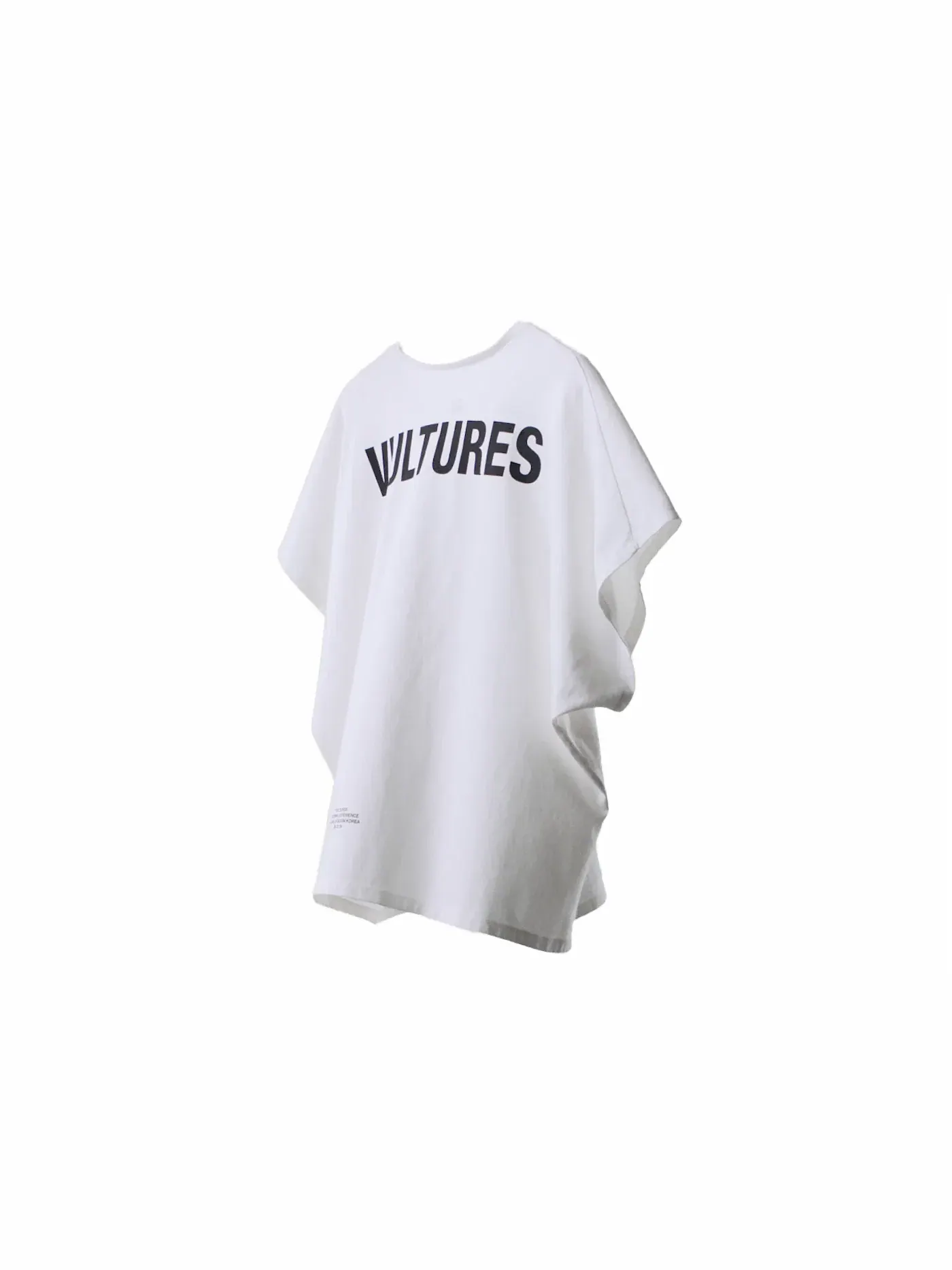 Унисекс футболка с принтом VULTURES Korea Exclusive II Kanye West — изображение 2 из 2, белый