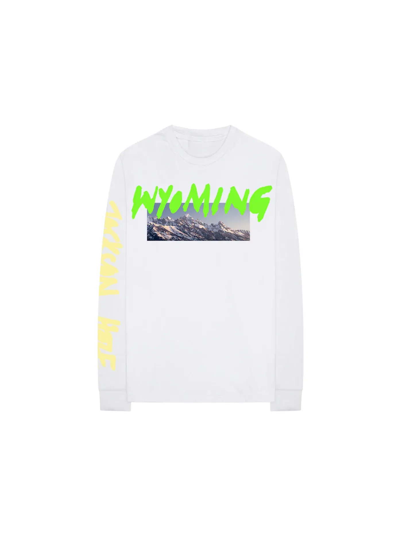 Мужская футболка с длинным рукавом Kanye West Wyoming L/S Tee — изображение 1 из 2, белый