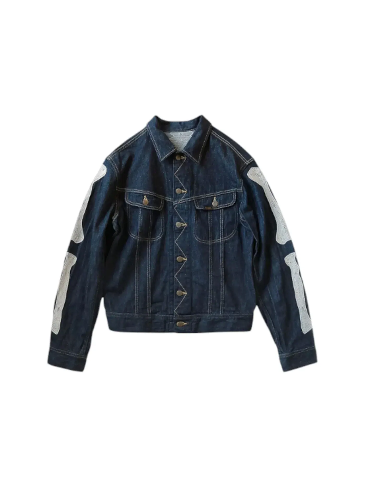 Мужские джинсы с высокой посадкой Kapital Denim — изображение 2 из 2, синий
