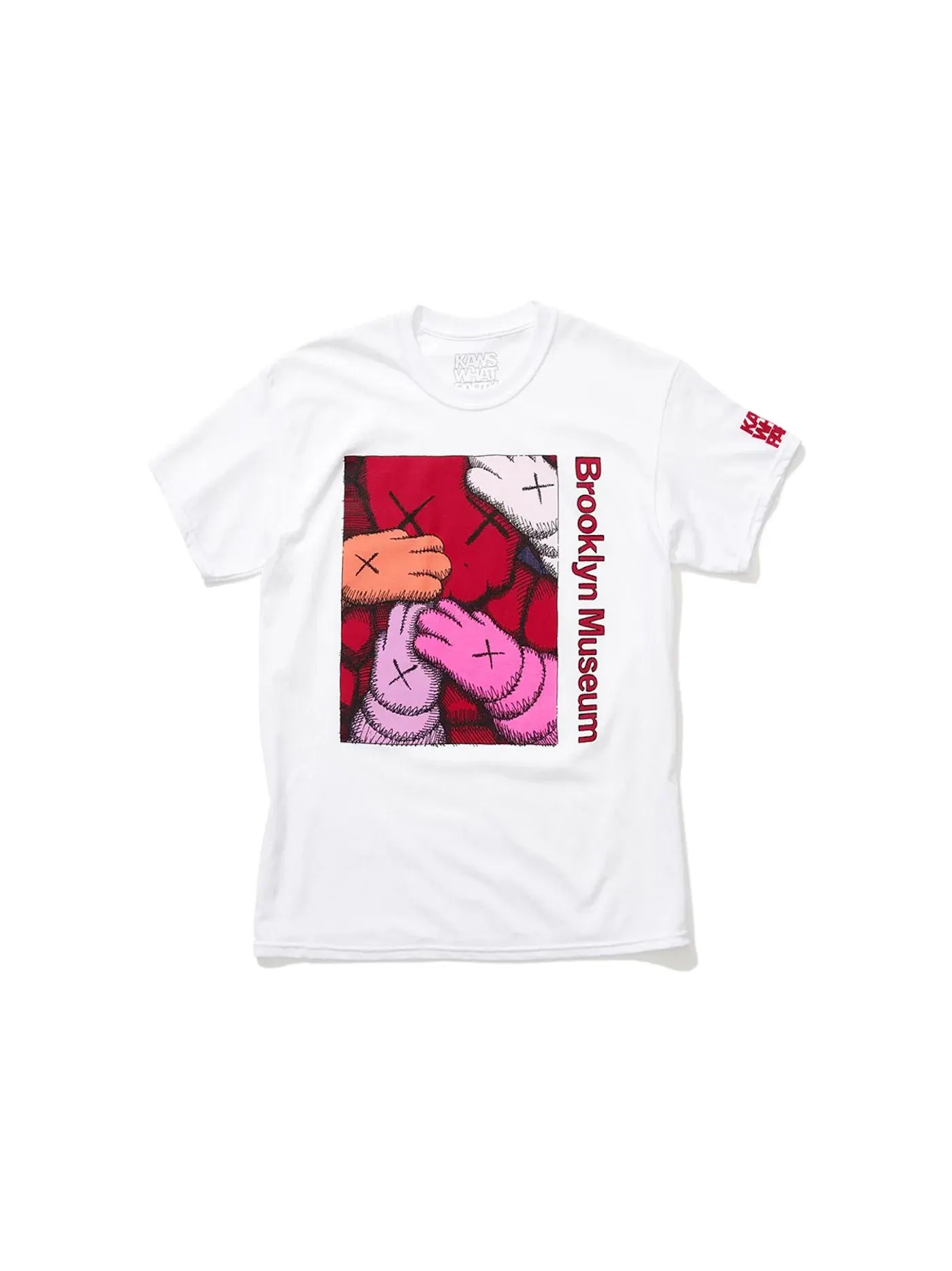 Мужская футболка с принтом KAWS Brooklyn Museum URGE T-shirt — изображение 1 из 1, белый