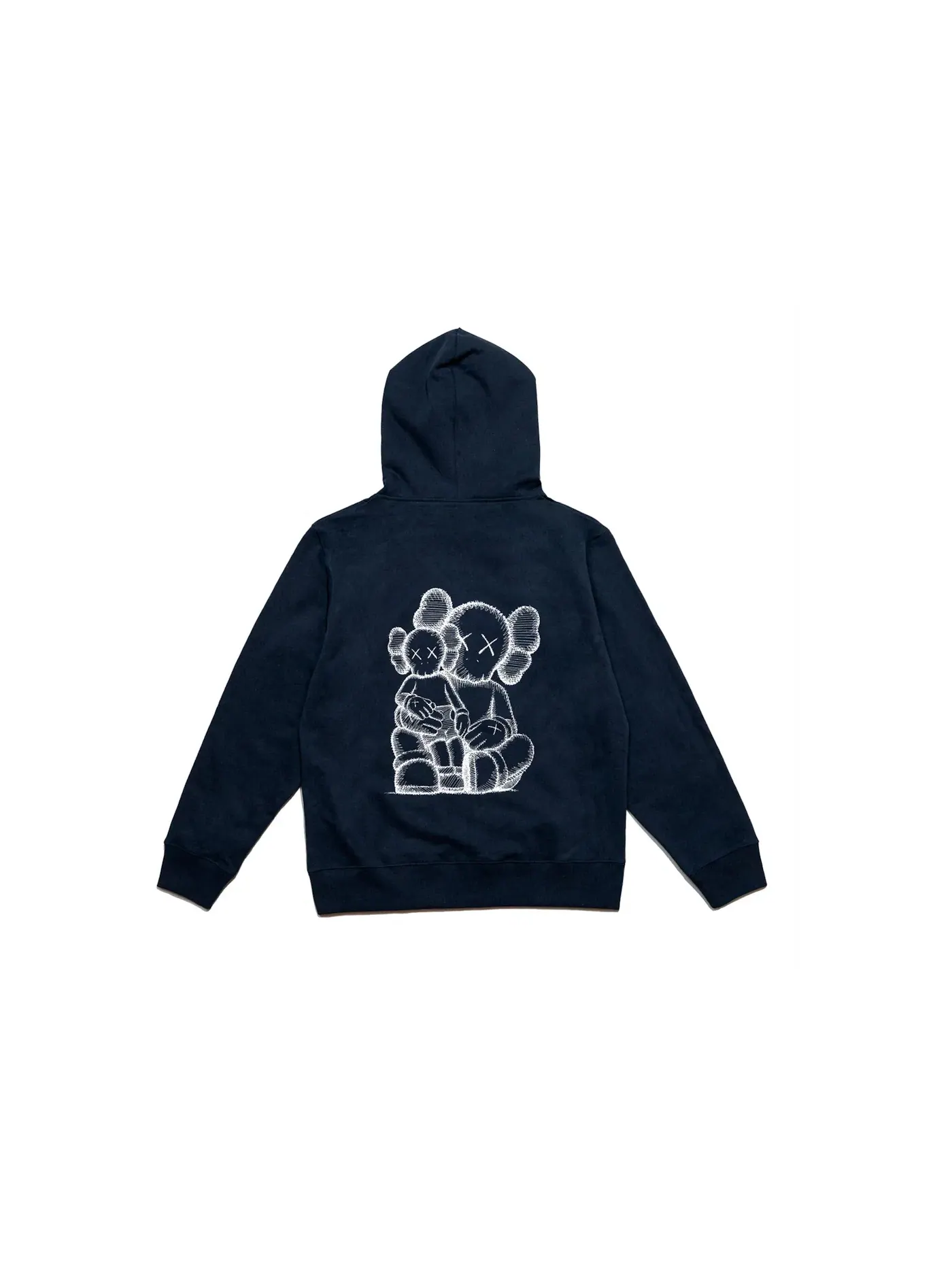 Унисекс худи с молнией KAWS Holiday Changbai Mountain — изображение 1 из 2, темно-синий