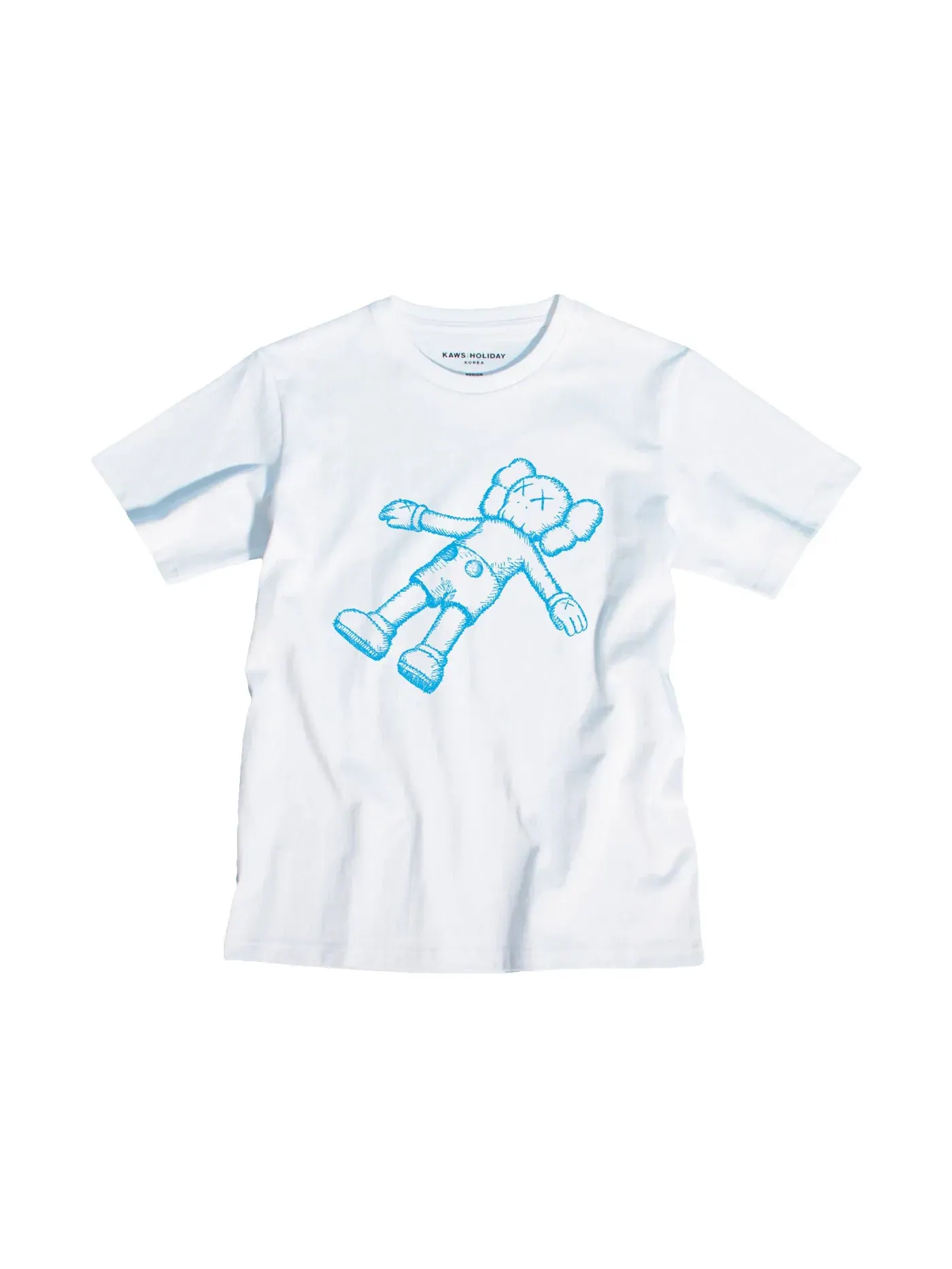 Мужская футболка с принтом KAWS Holiday Companion Tee KAWS — изображение 1 из 1, белый