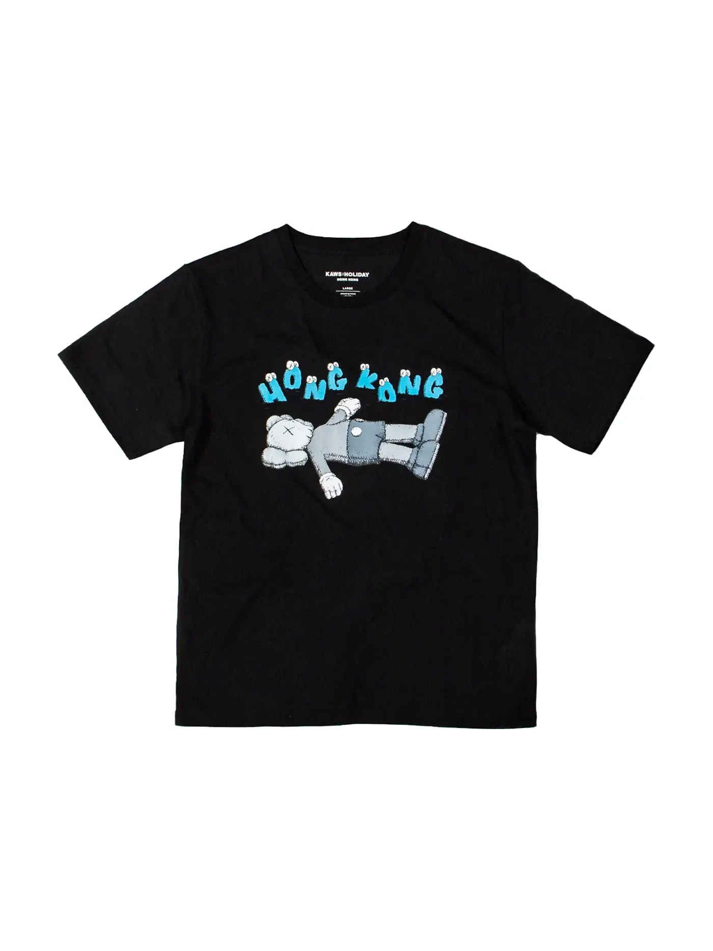 Мужская футболка с принтом KAWS HOLIDAY Tee KAWS — изображение 1 из 1, черный