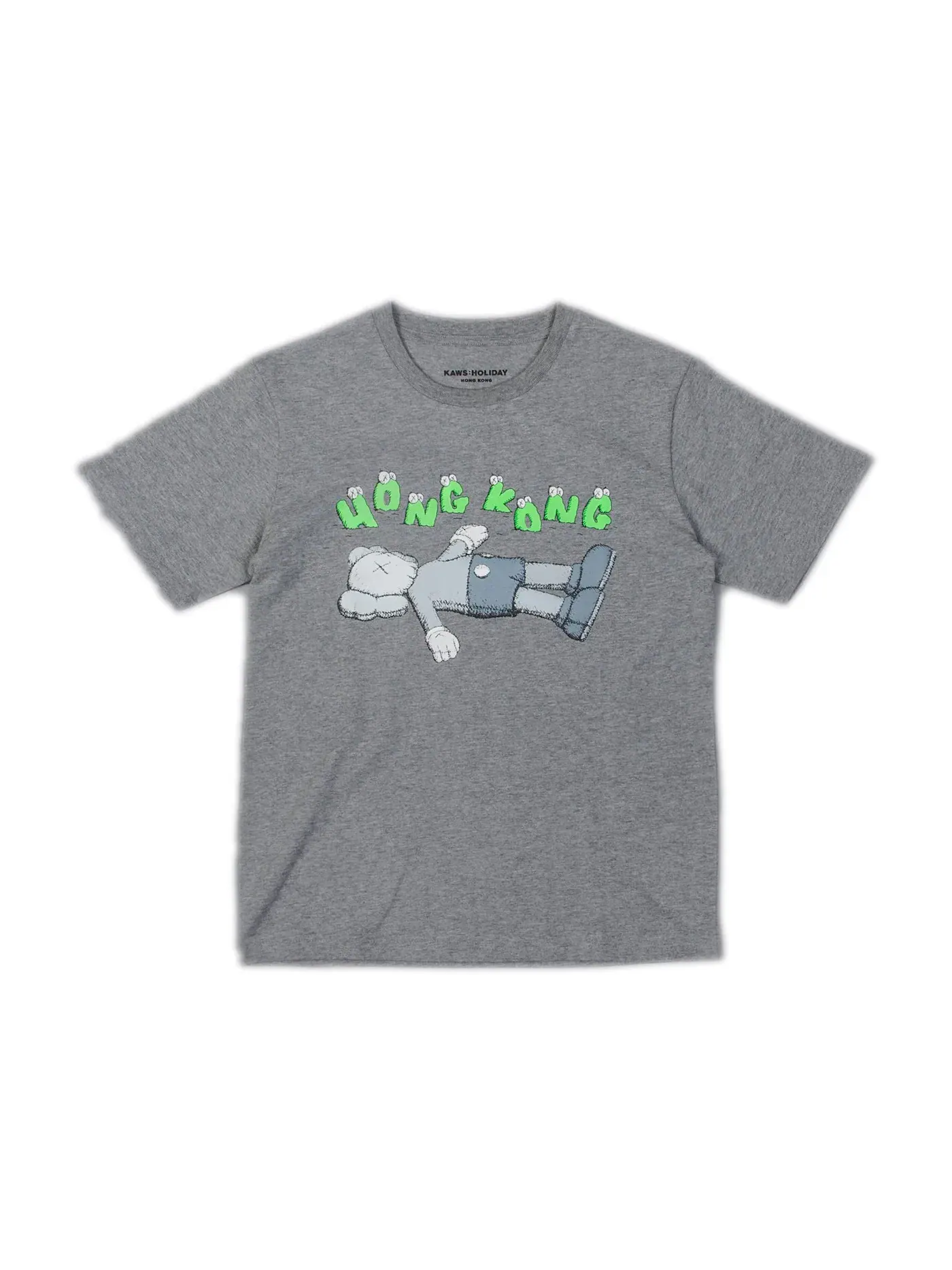 Мужская футболка с принтом KAWS Tee KAWS — изображение 1 из 1, серый