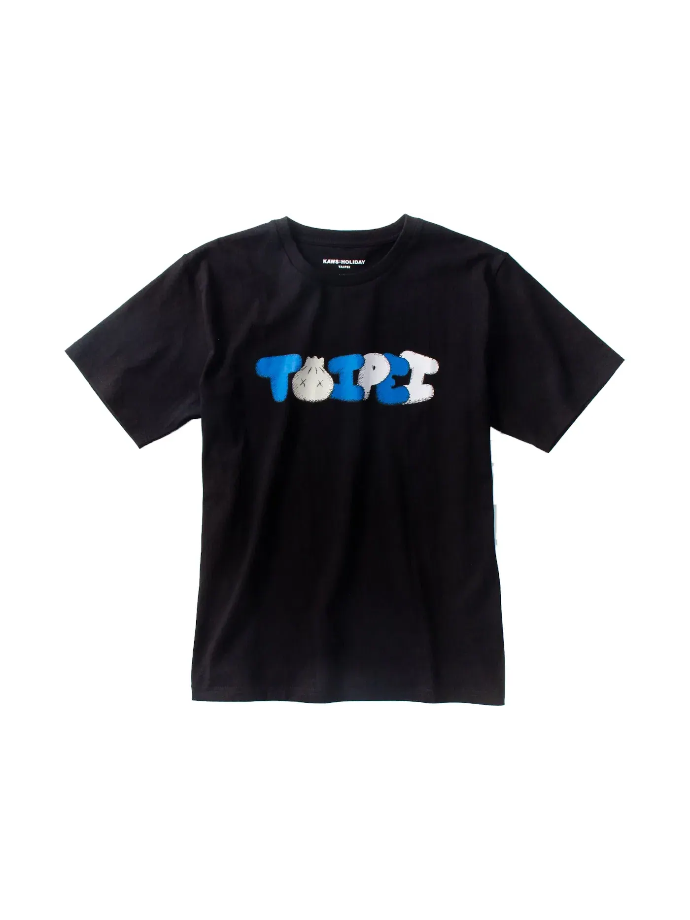 Мужская футболка с принтом KAWS Holiday Limited Taipei — изображение 1 из 1, черный