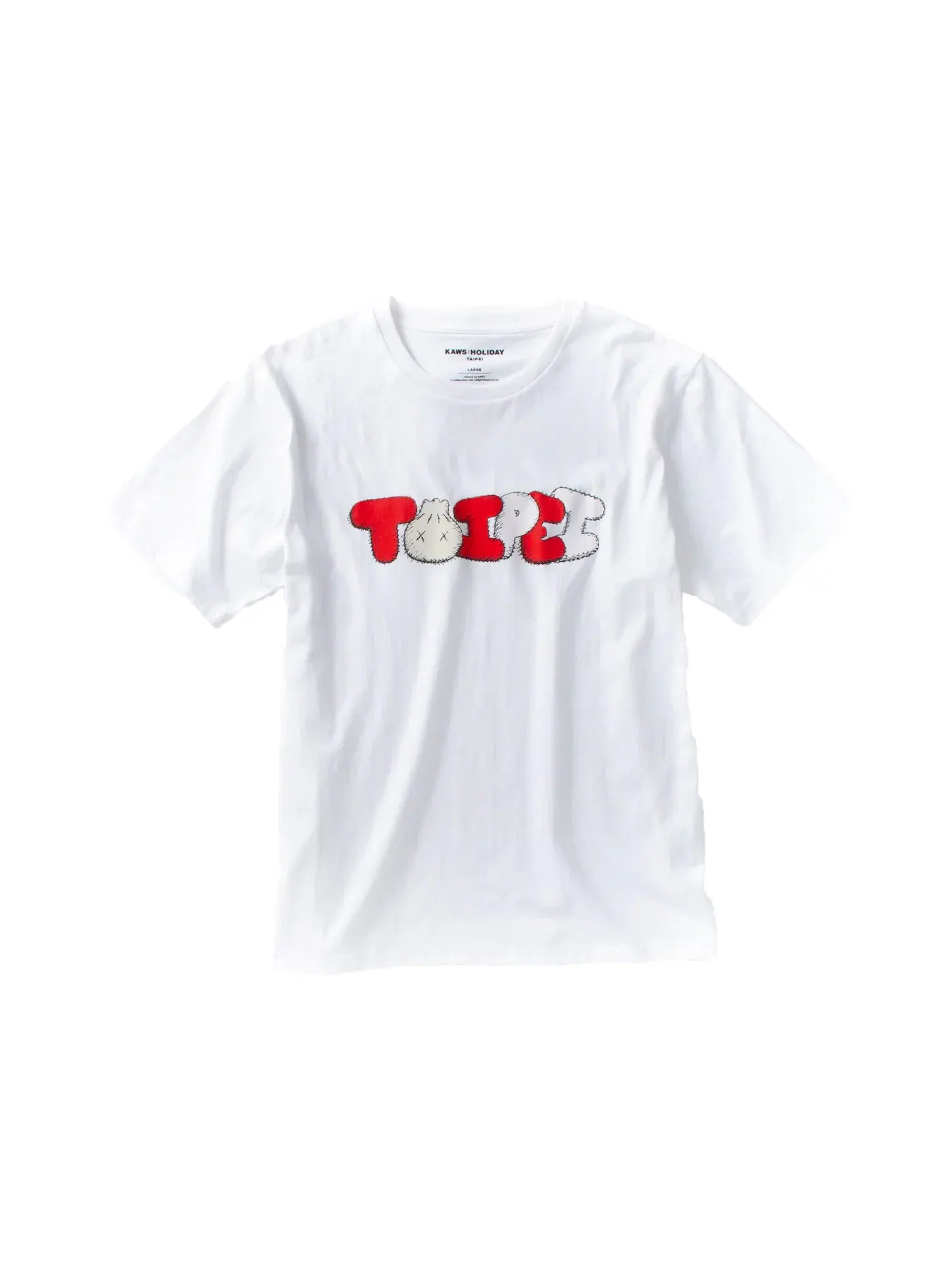 Мужская футболка с принтом KAWS Holiday Limited Taipei T-Shirt KAWS — изображение 1 из 1, белый