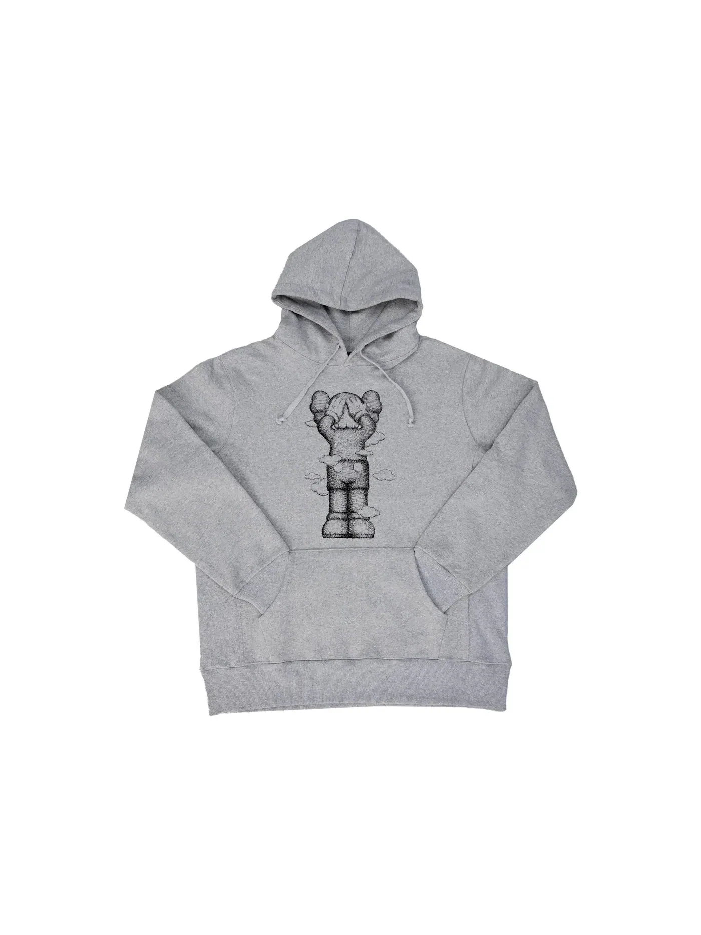Мужской худи с принтом KAWS Holiday UK Hoodie KAWS — изображение 1 из 1, серый