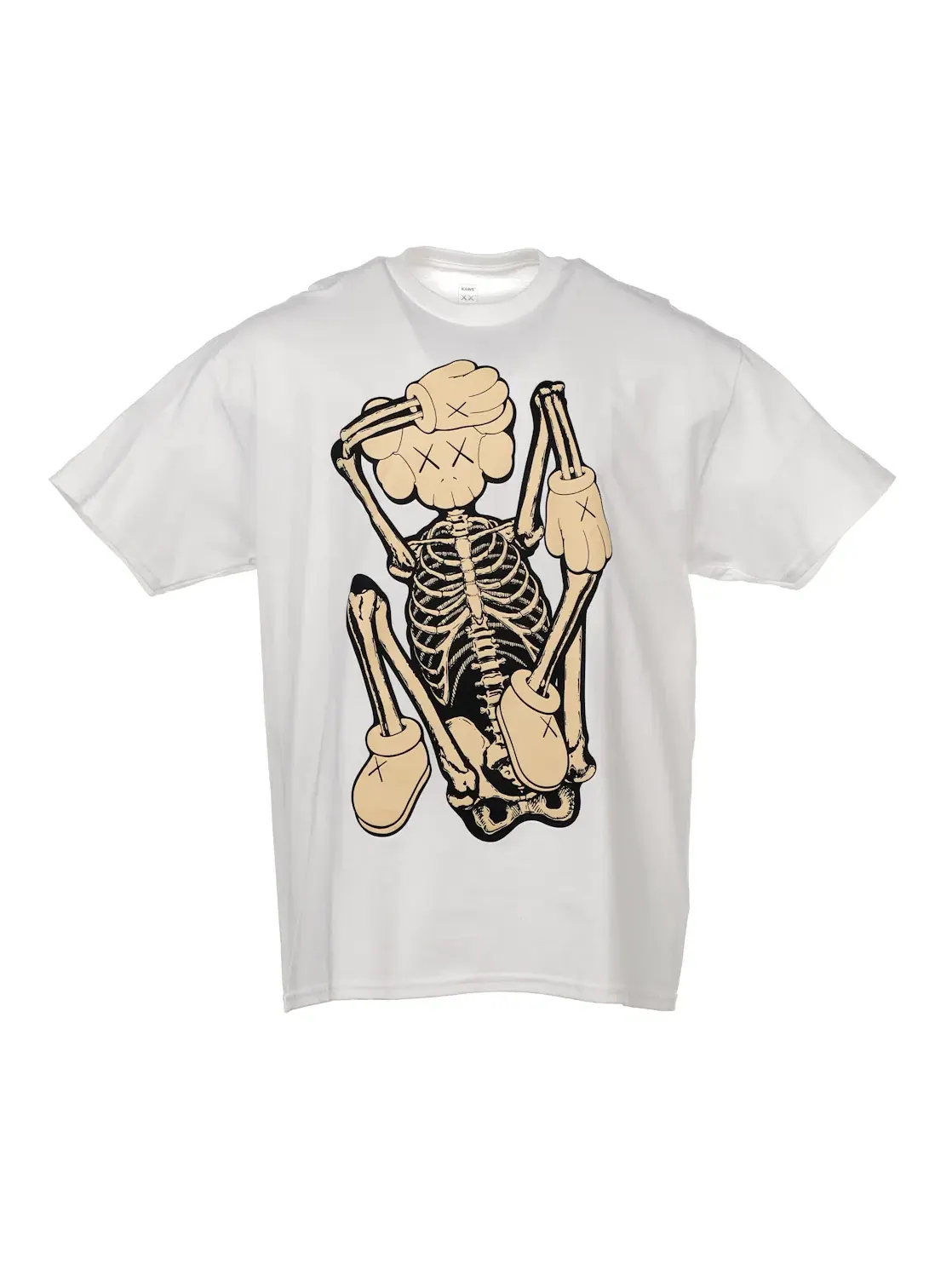 Мужская футболка с принтом KAWS Skeleton New Fiction T-shirt KAWS — изображение 1 из 4, кость
