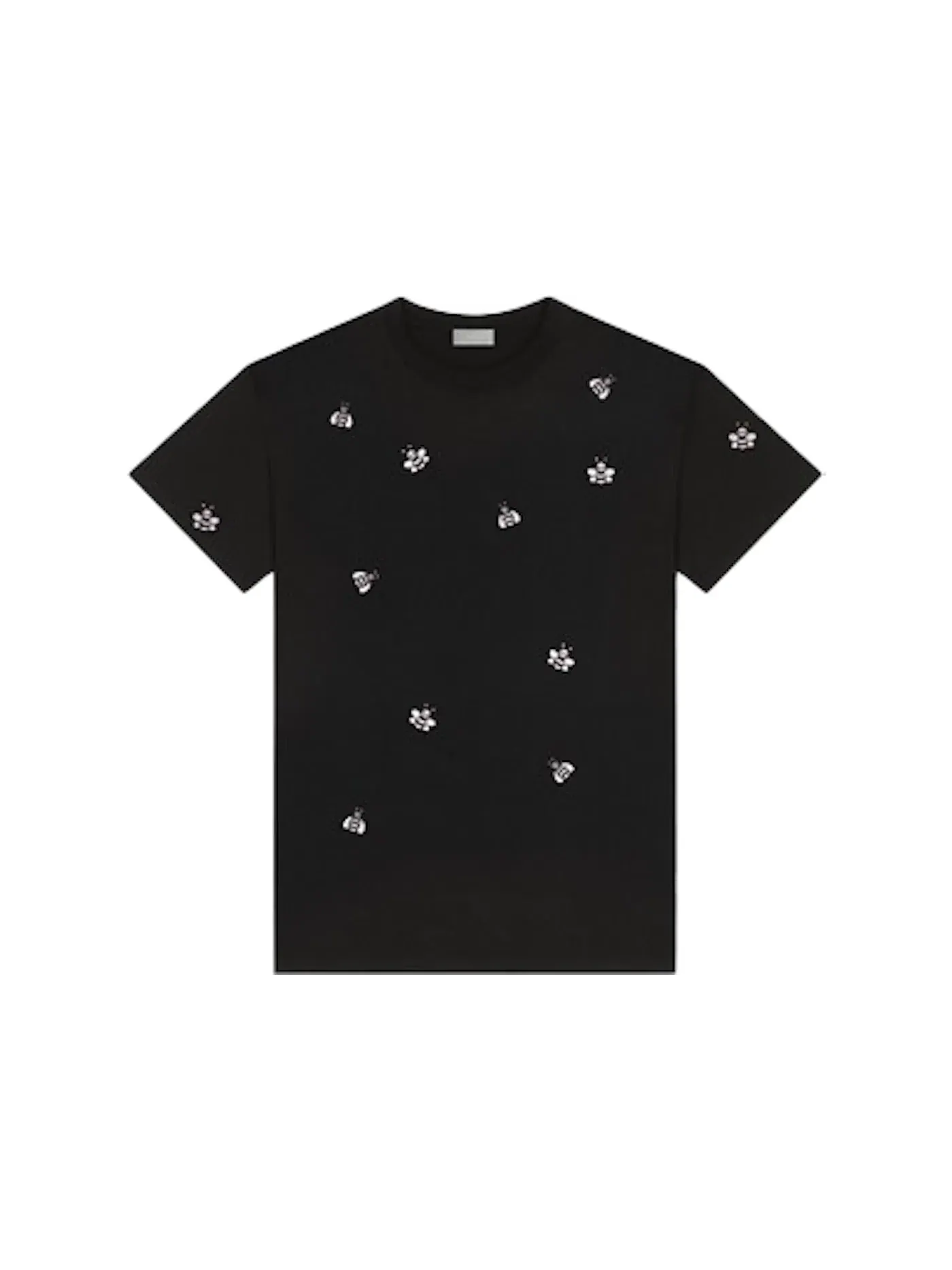 Мужская футболка с вышивкой KAWS x Dior — изображение 1 из 1, черный
