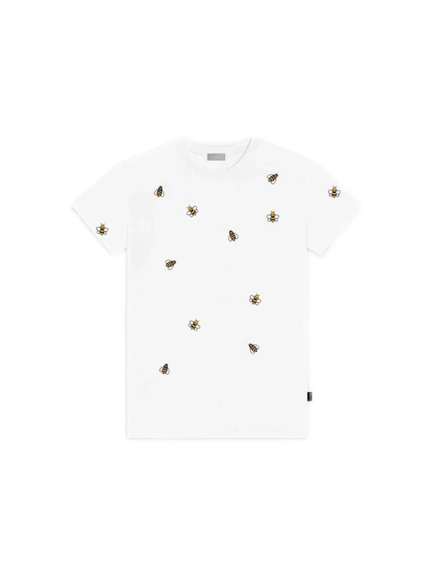 Мужская футболка с принтом KAWS x Dior Embroidered Bee — изображение 1 из 1, белый