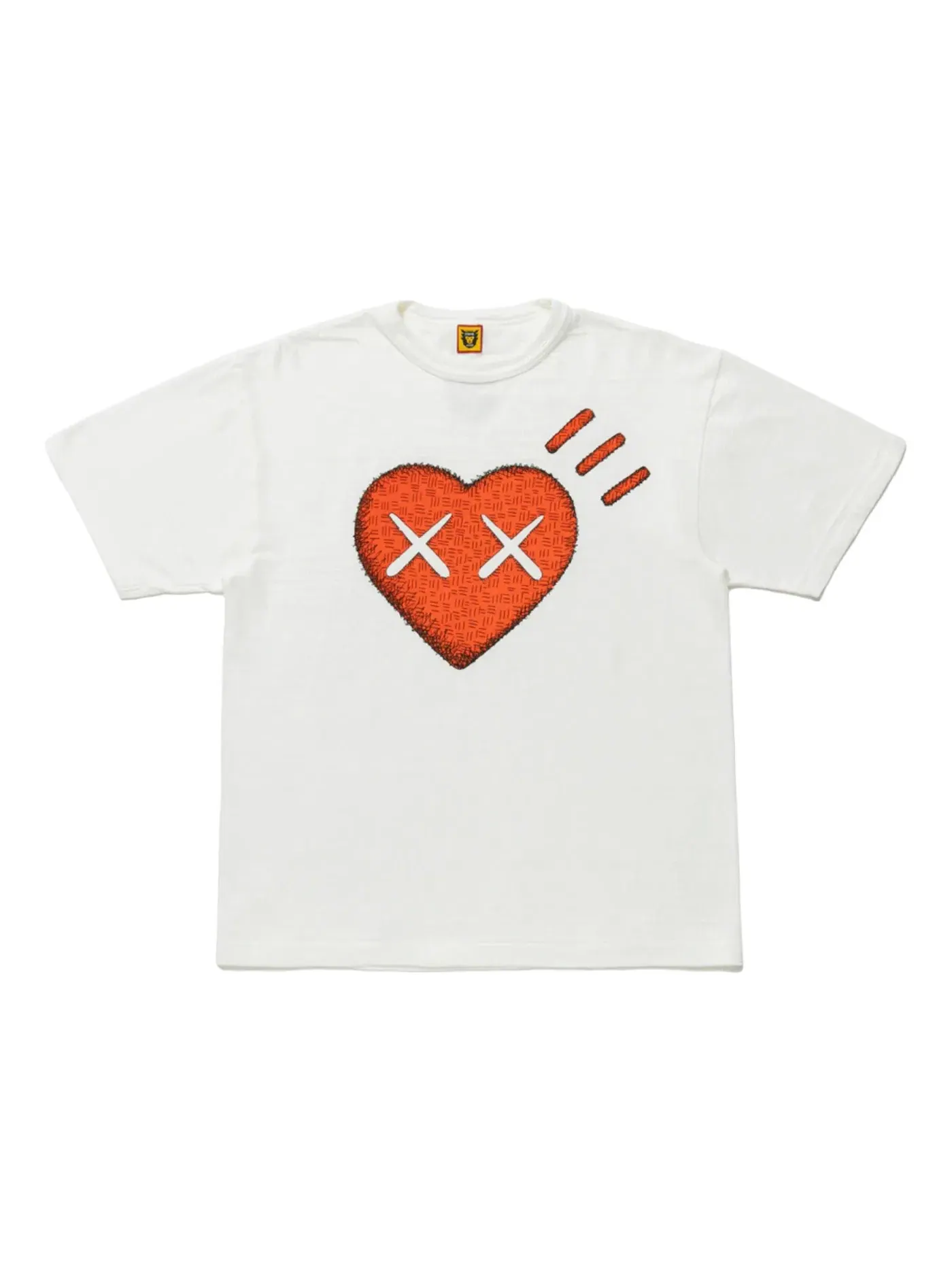 Мужская футболка с принтом KAWS x Human Made #6 Tee KAWS — изображение 1 из 2, белый