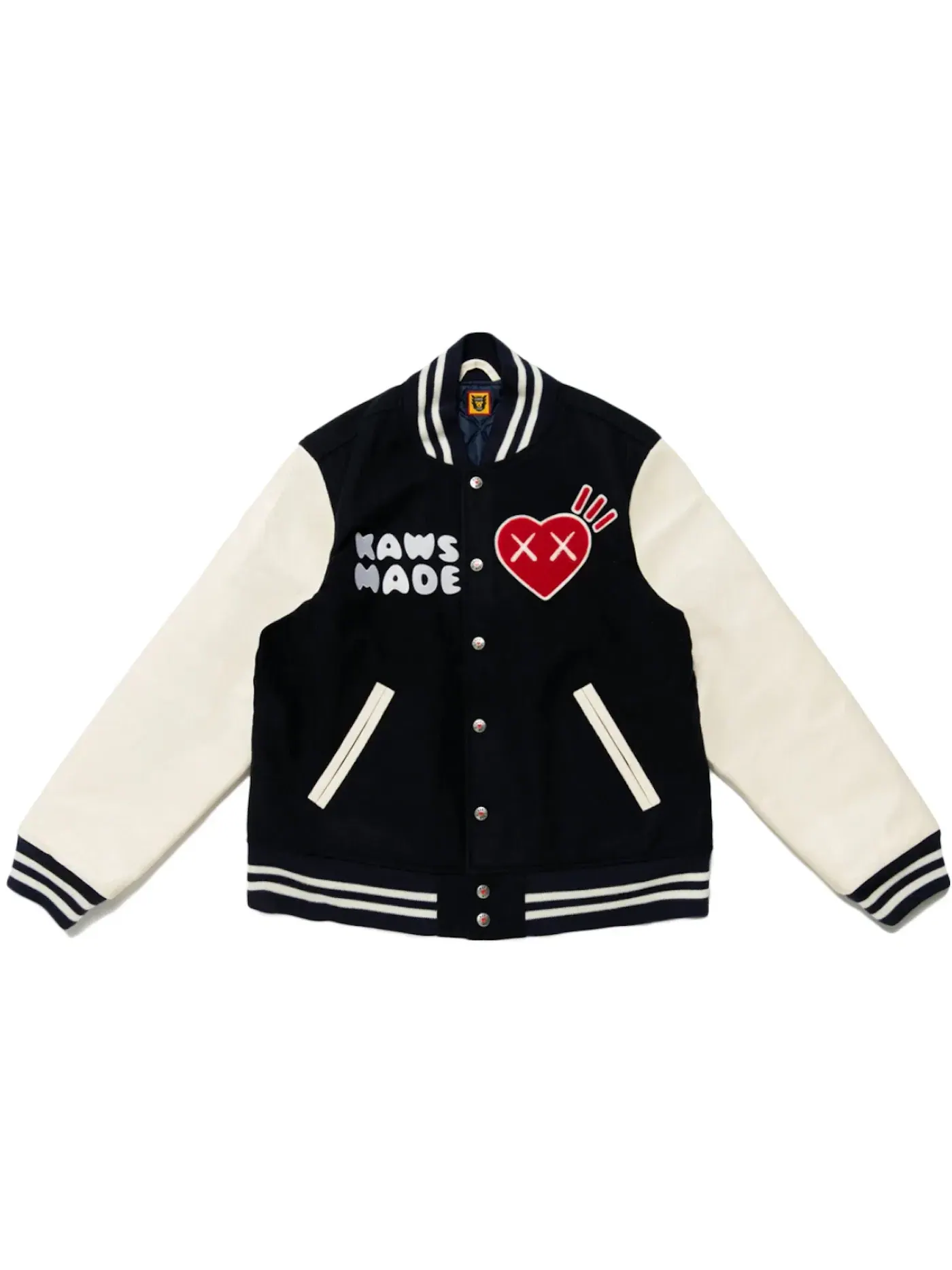 Мужская куртка-бомбер с принтом Jacket KAWS — изображение 1 из 2, темно-синий