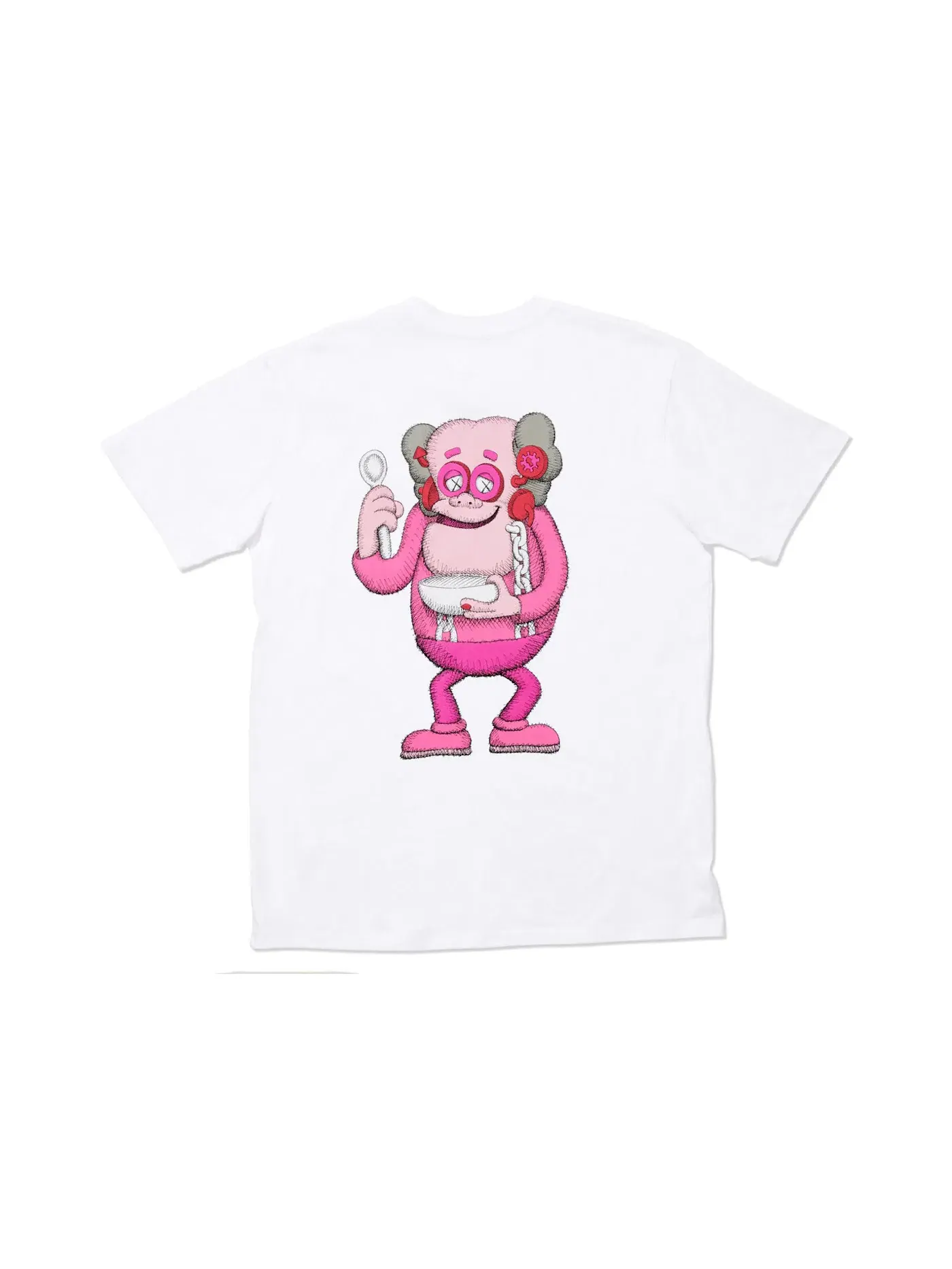 Мужская футболка с принтом KAWS x Monsters Franken Berry T-shirt — изображение 2 из 2, белый