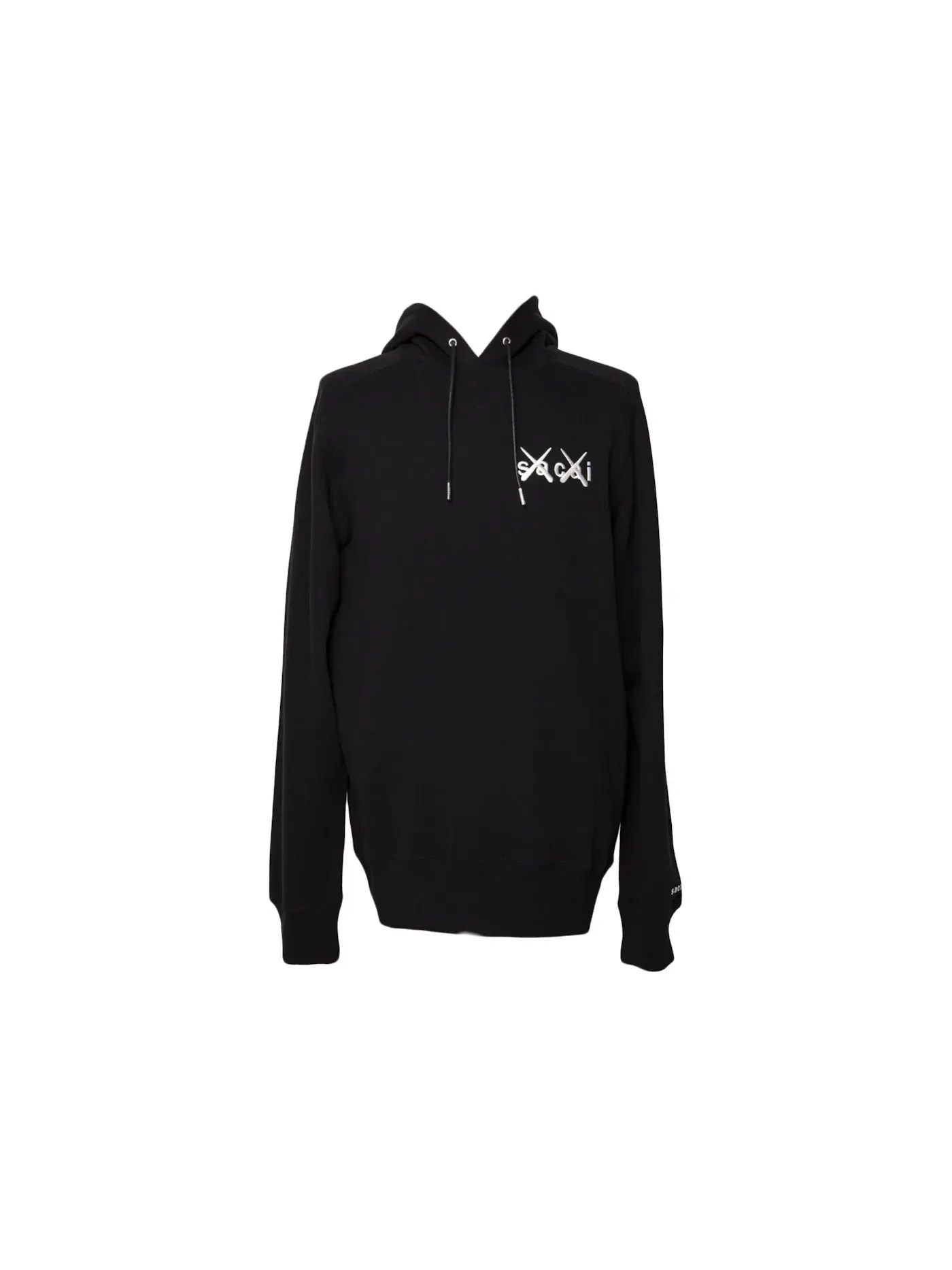 Мужская худи с вышивкой KAWS x Sacai Hoodie — изображение 1 из 2, черный