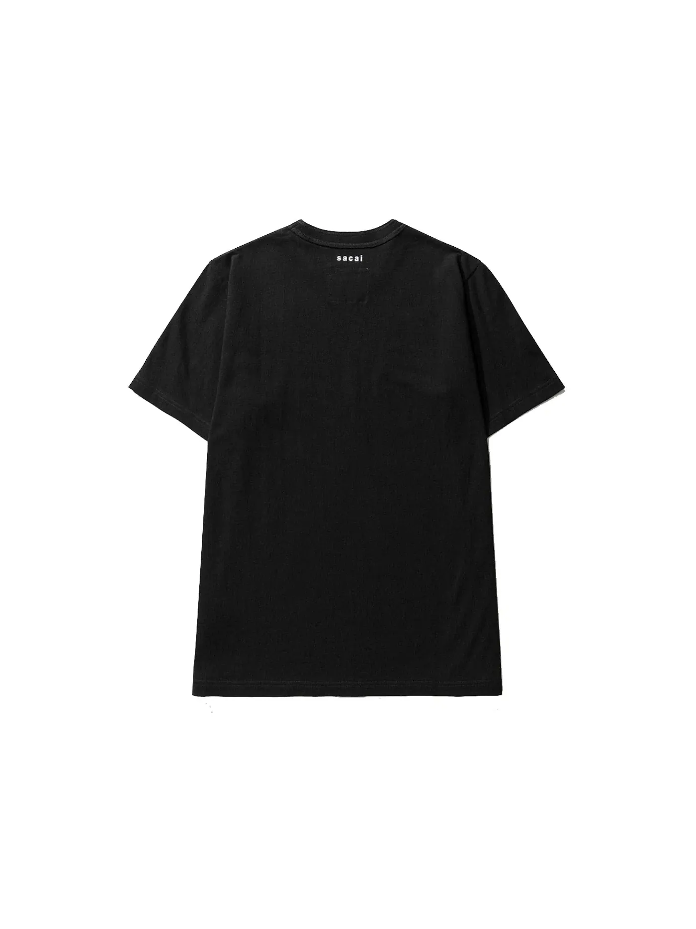 Мужская футболка с принтом KAWS x Sacai Flock Print T-shirt Black/Purple — изображение 2 из 2, черный/фиолетовый