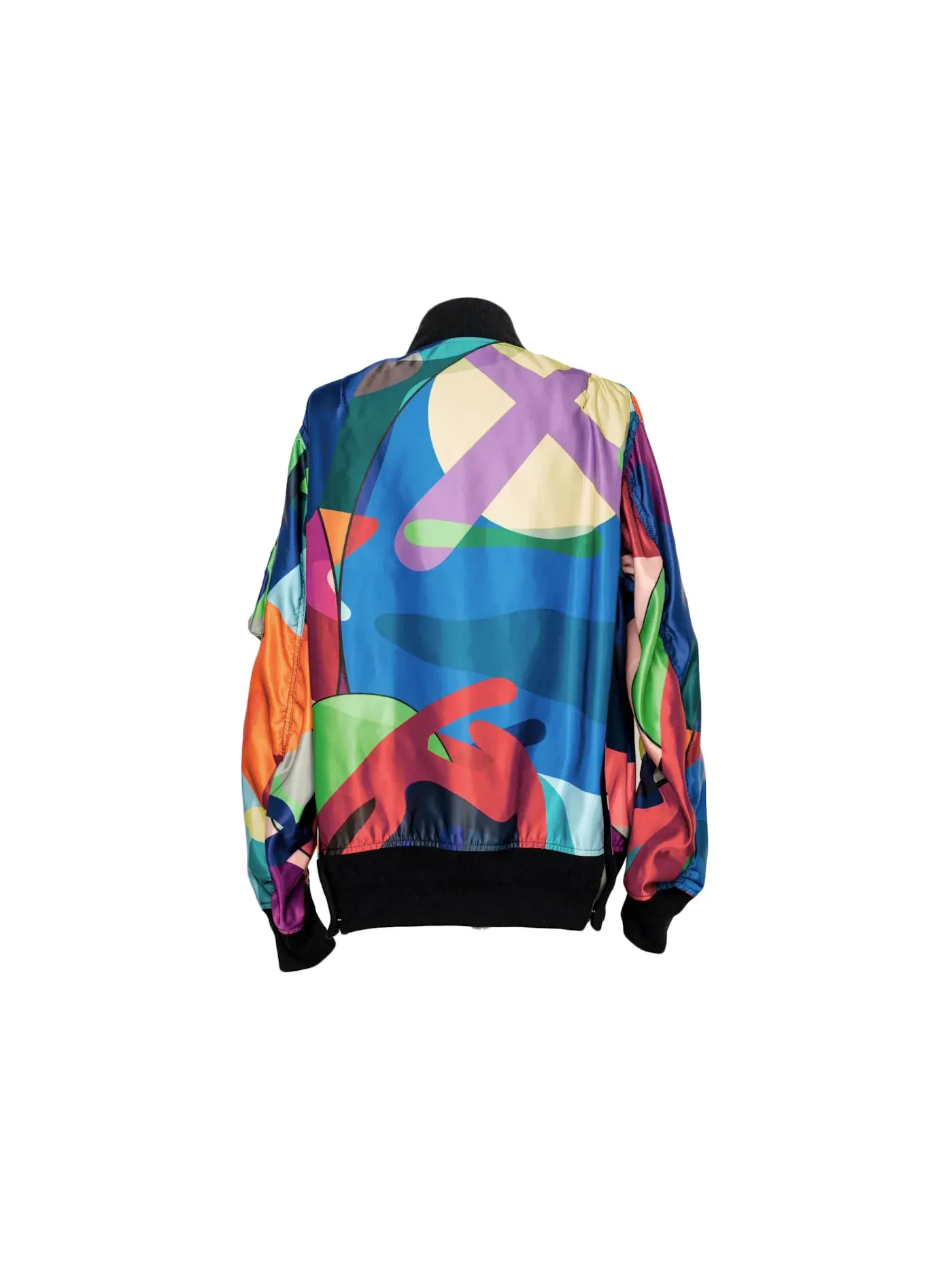 Мужская куртка-бомбер MA-1 с принтом KAWS x Sacai KAWS — изображение 2 из 2, мульти