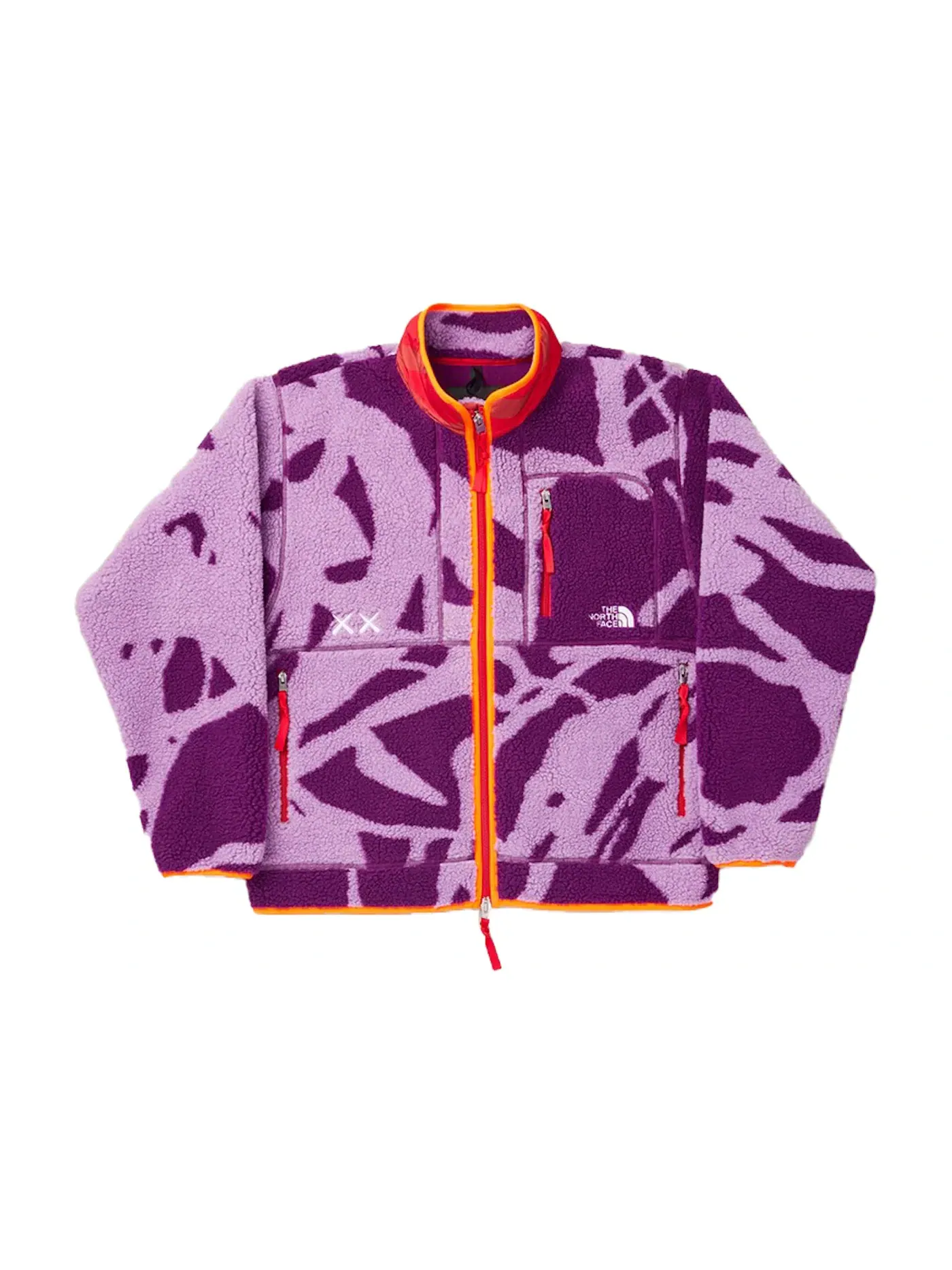 Мужская куртка-флис с принтом Jacket KAWS — изображение 1 из 1, фиолетовый