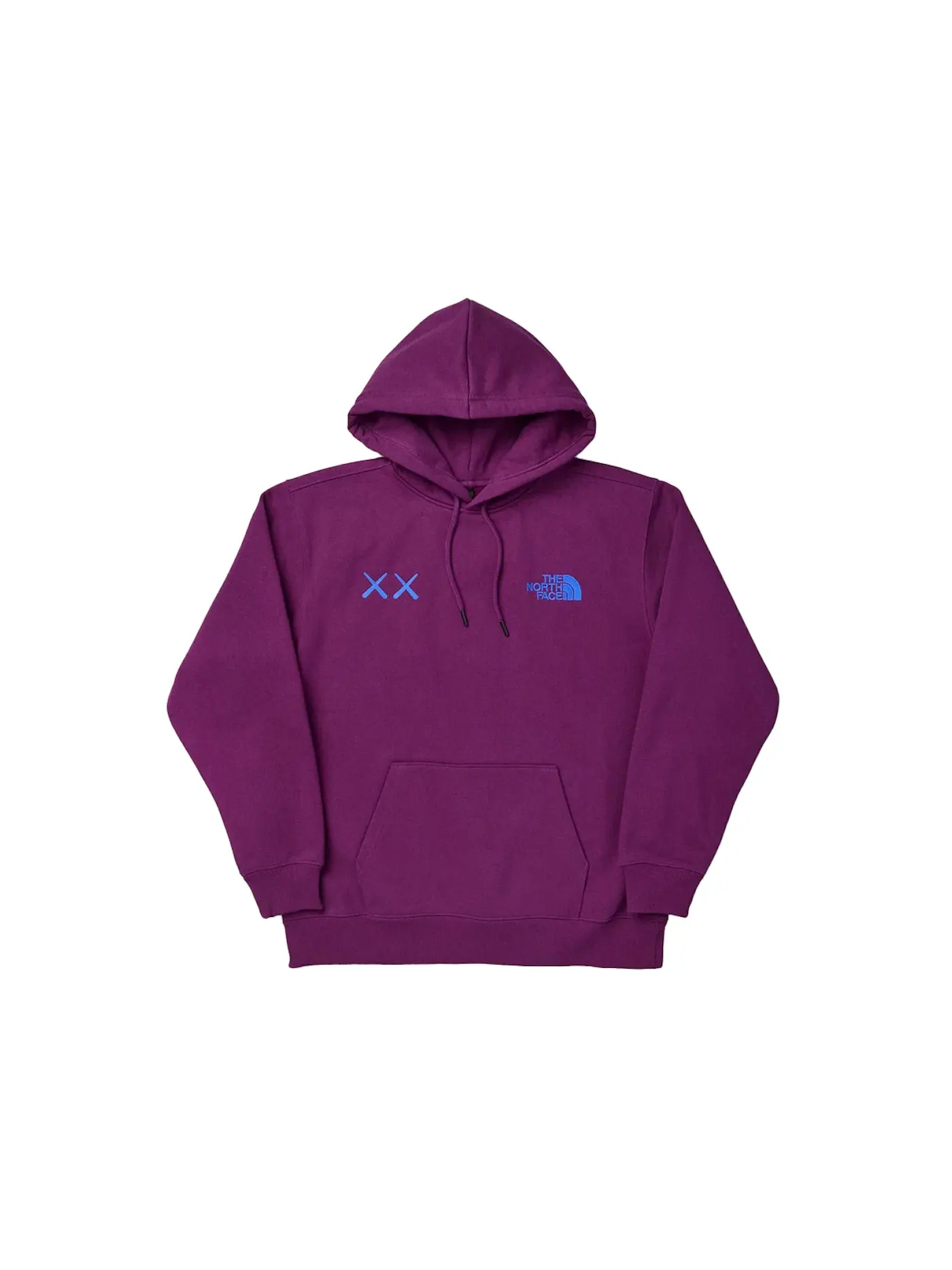 Мужская худи с принтом KAWS x The North Face Hoodie KAWS — изображение 1 из 1, фиолетовый