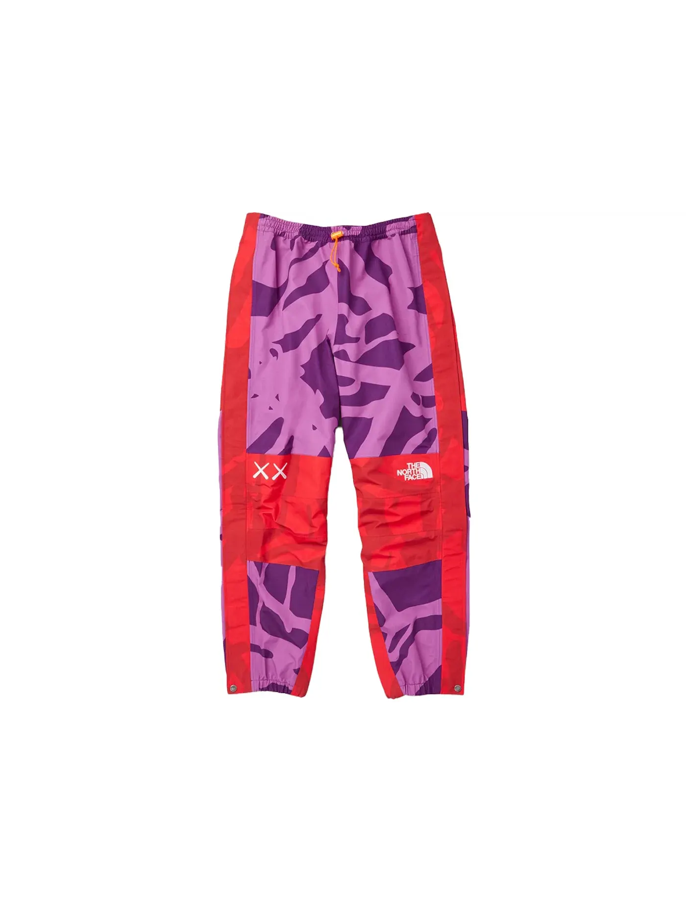 Мужские брюки с принтом KAWS x The North Face Pants Pamplona Purple MTN Light Print — изображение 1 из 1, фиолетовый светлый