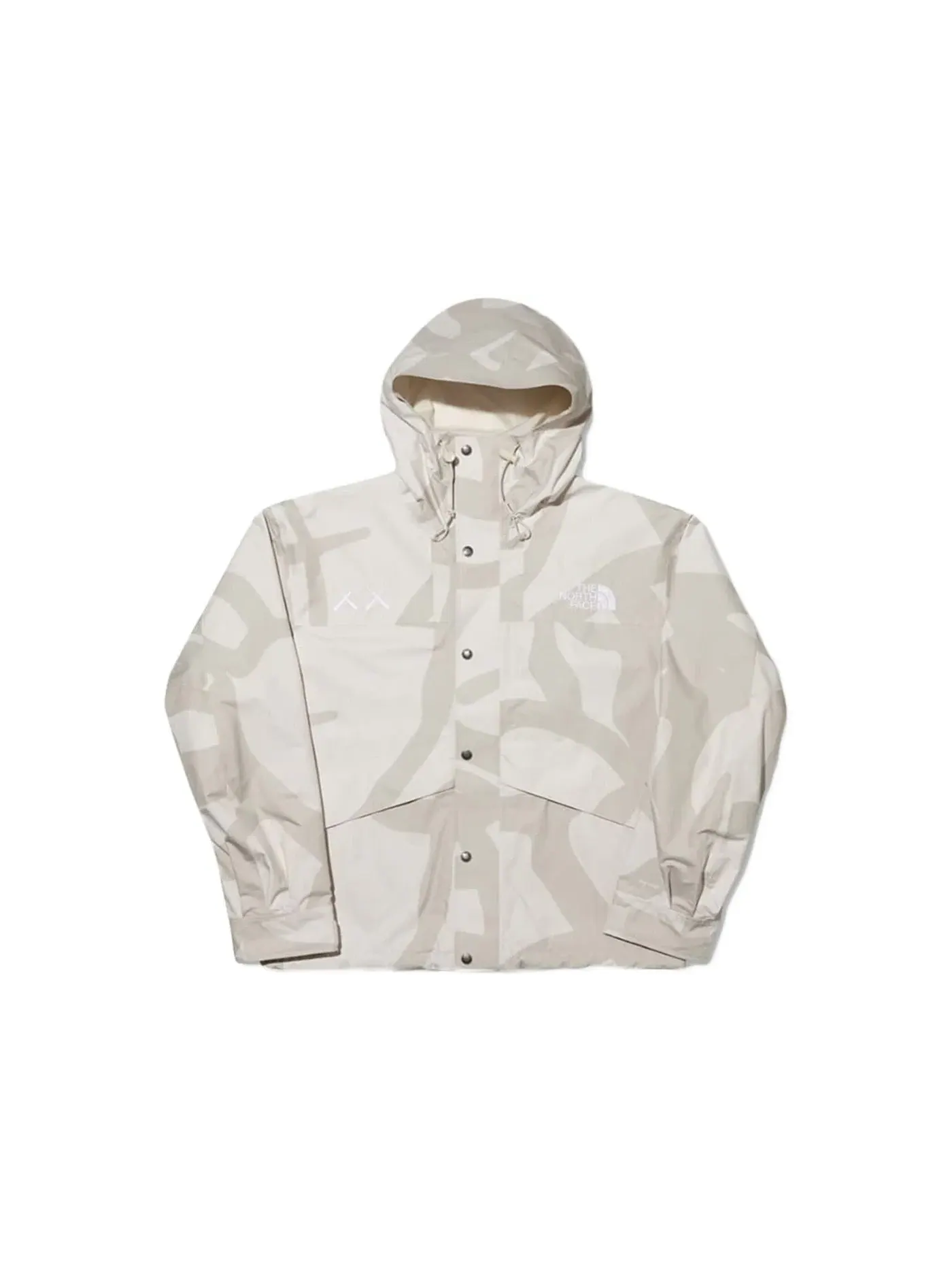 Мужская куртка с принтом Retro 1986 Mountain Jacket KAWS — изображение 1 из 2, слоновая кость