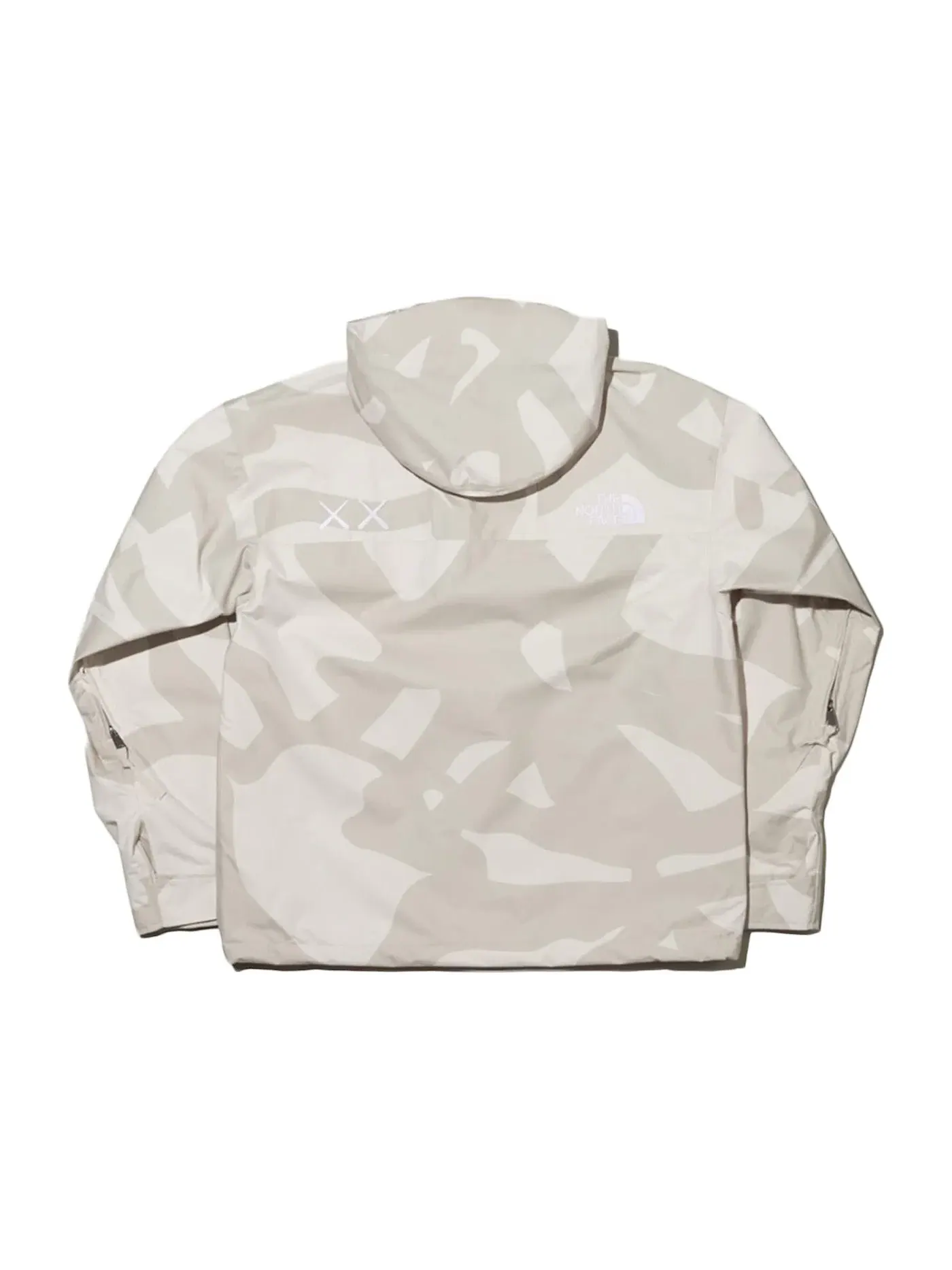 Мужская куртка с принтом Retro 1986 Mountain Jacket KAWS — изображение 2 из 2, слоновая кость