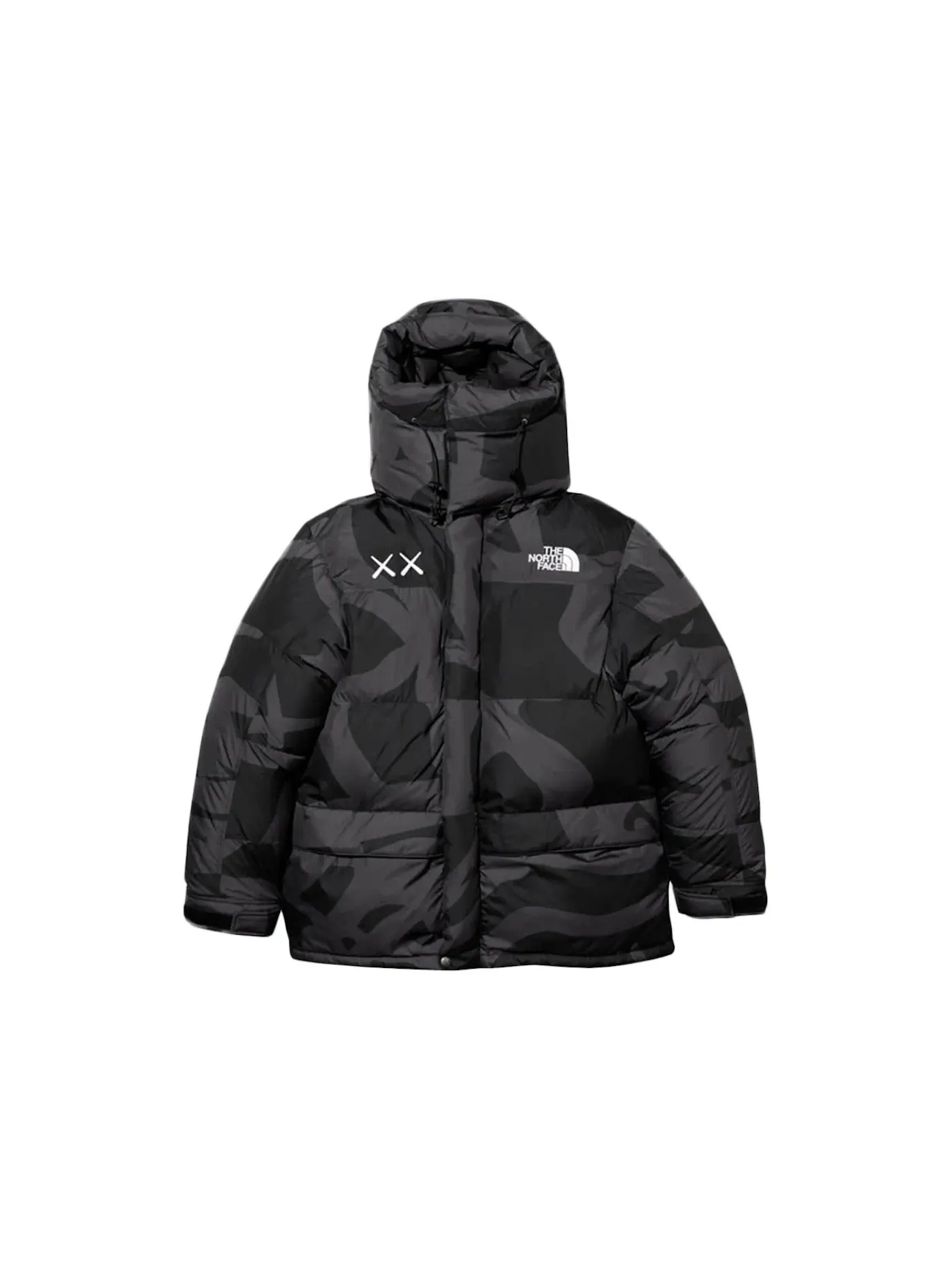 Мужская парка с принтом Retro 1994 Himalayan Parka KAWS — изображение 1 из 2, черный