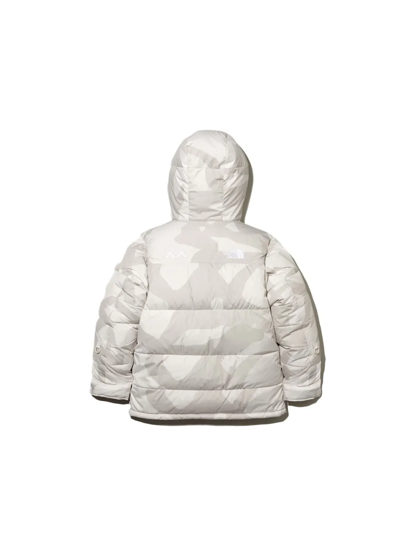 Мужская пуховая куртка с капюшоном KAWS x The North Face Retro 1994 Himalayan Parka — изображение 2 из 2, слоновая кость