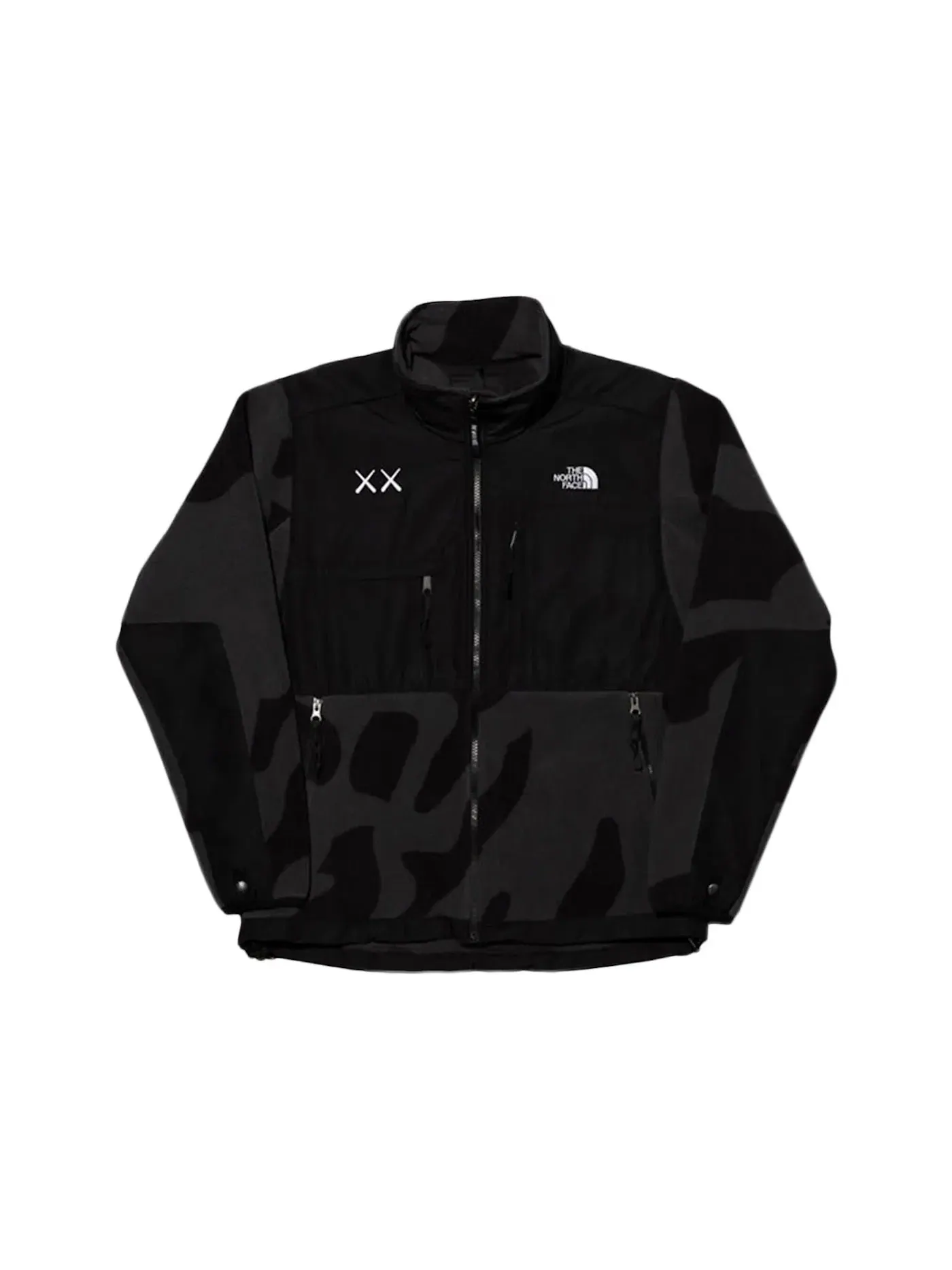 Мужская куртка с принтом Retro 1995 Denali Jacket KAWS — изображение 1 из 2, черный