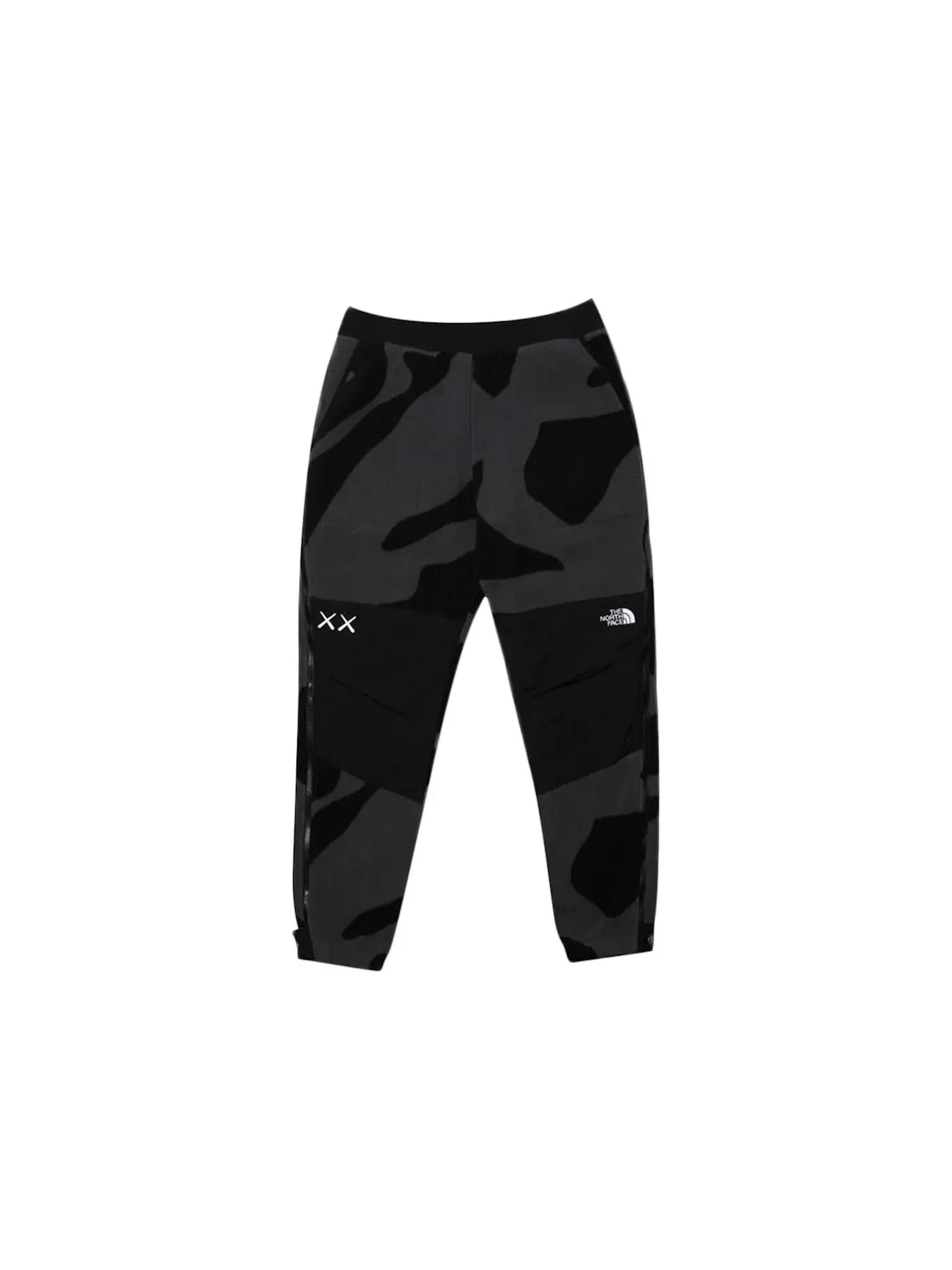 Мужские брюки с камуфляжным принтом KAWS x The North Face Retro 1995 Denali Pant — изображение 1 из 2, черный