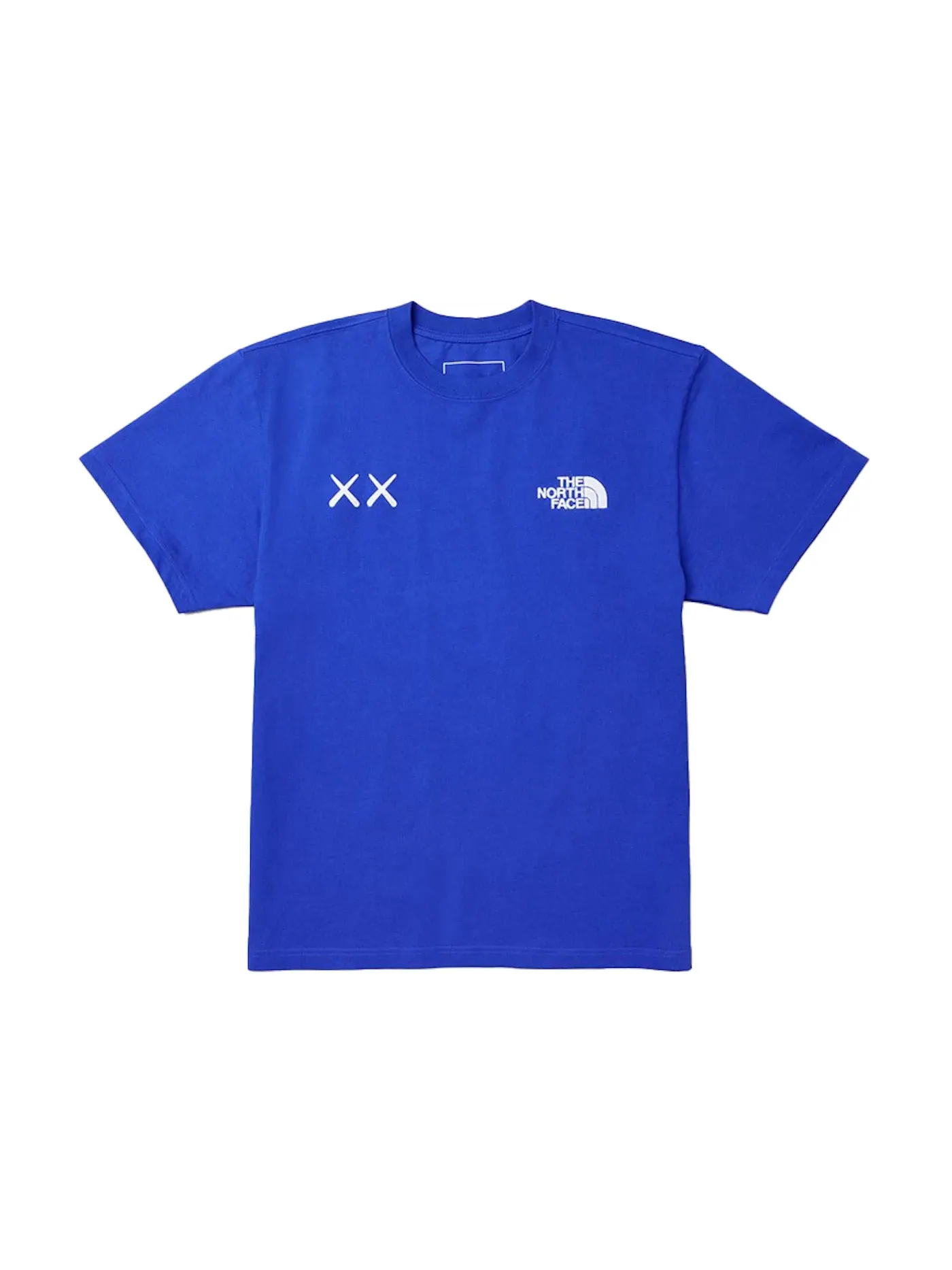 Мужская футболка с вышивкой KAWS x The North Face Tee KAWS — изображение 1 из 1, синий