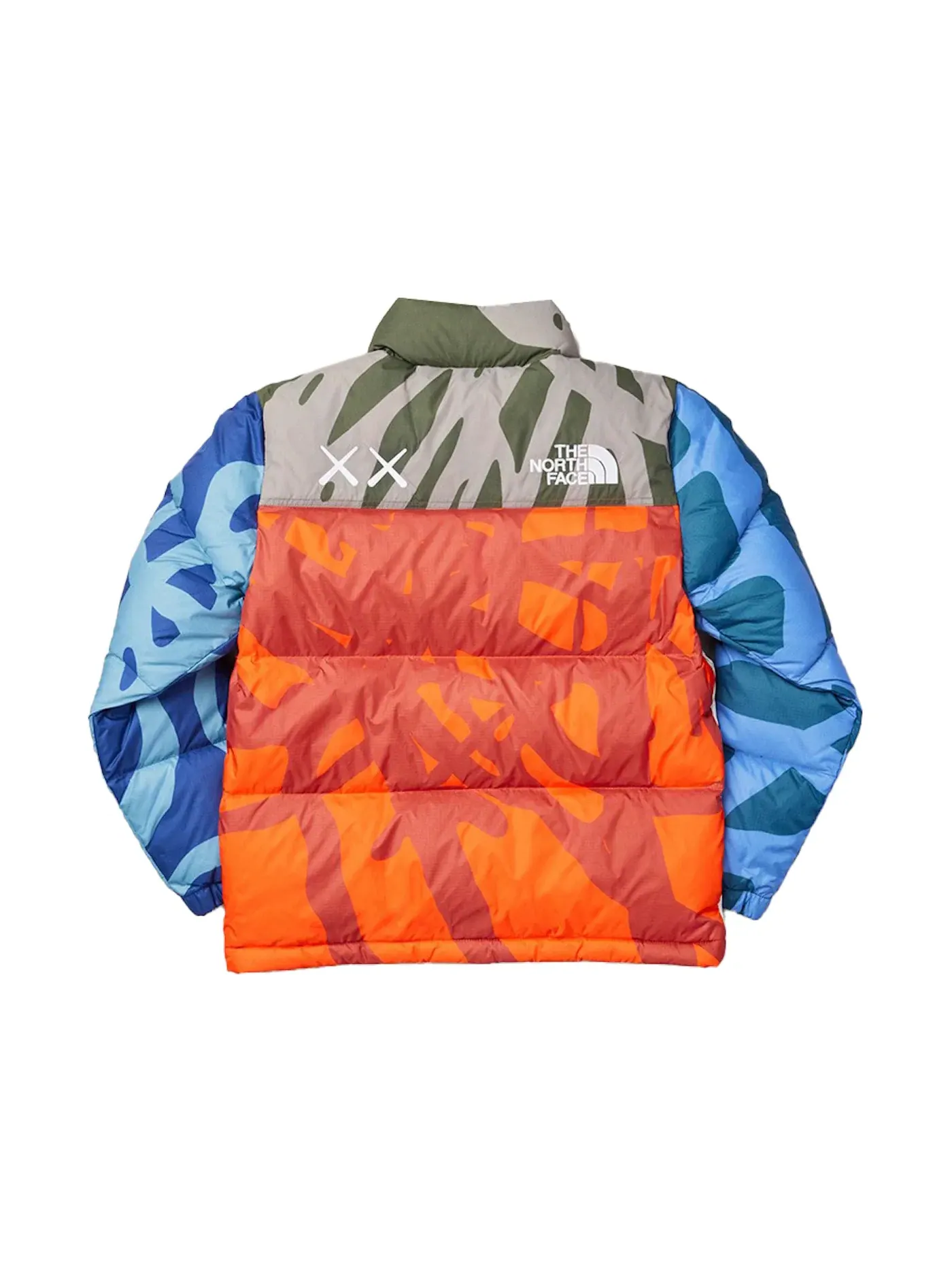 Детская куртка с принтом 1996 Nuptse Jacket KAWS — изображение 2 из 2, слоновая кость