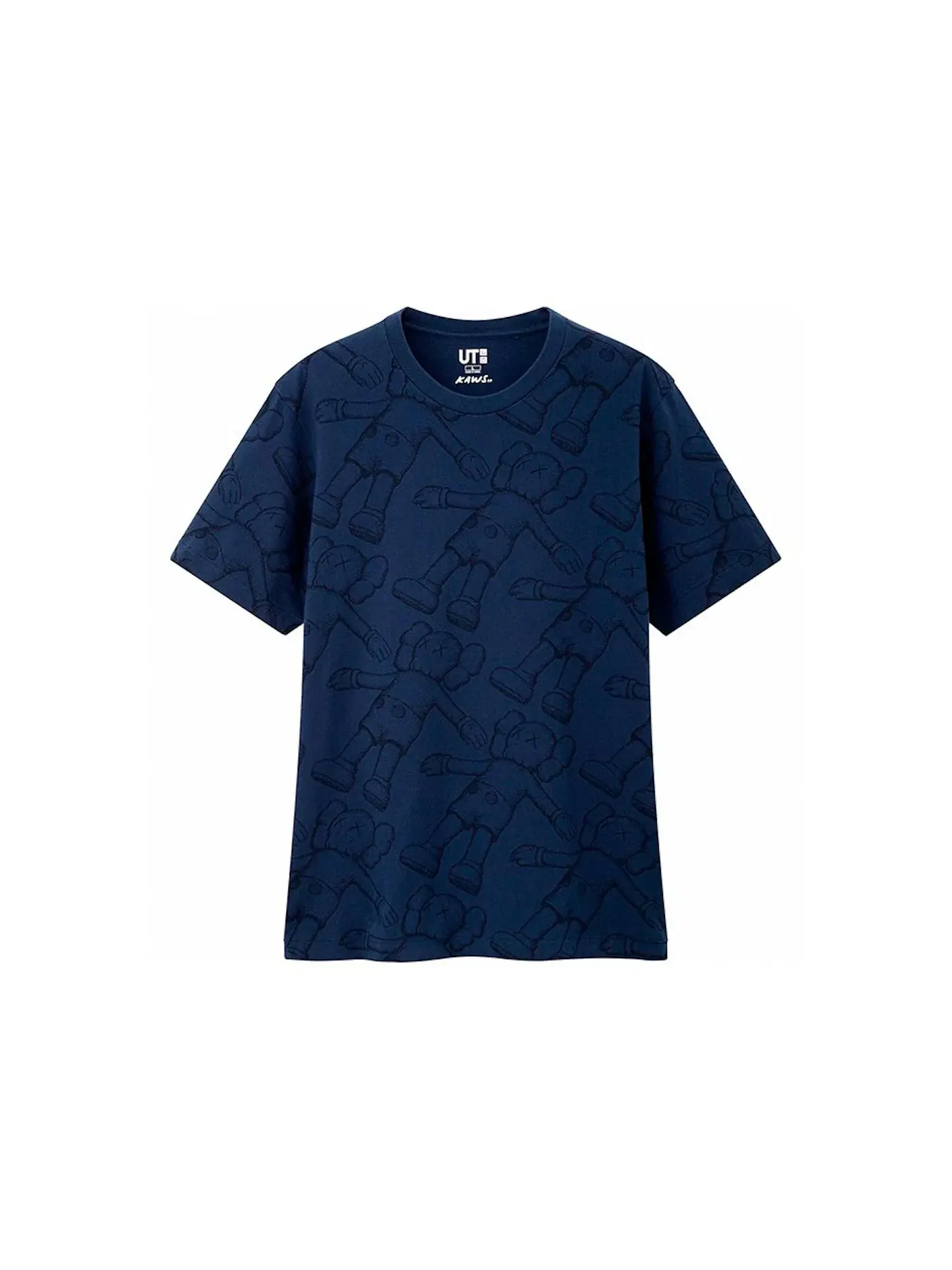 Мужская футболка с принтом KAWS Tee (US Sizing) — изображение 1 из 1, синий
