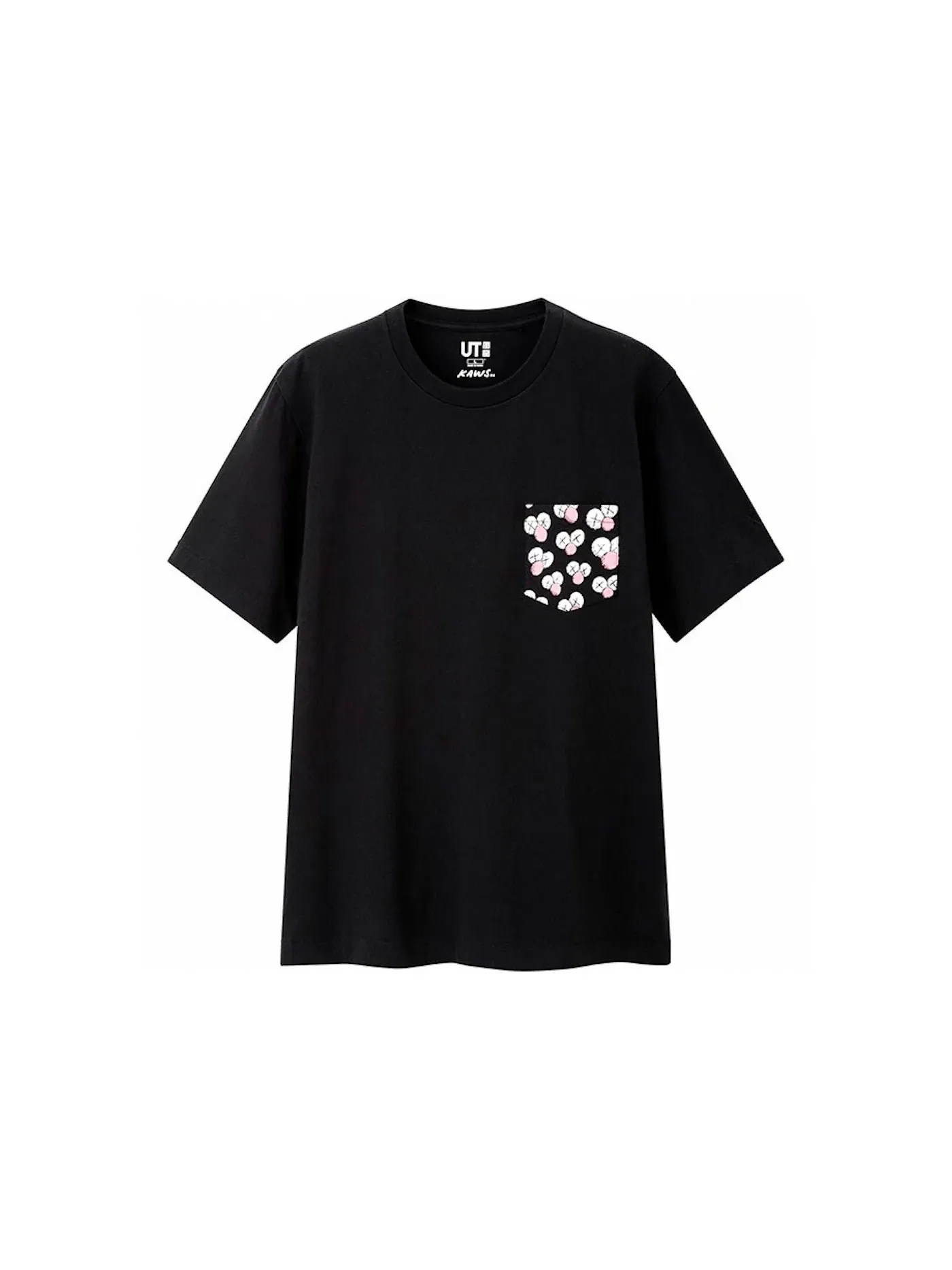 Мужская футболка с принтом BFF Pocket Tee KAWS — изображение 1 из 1, черный