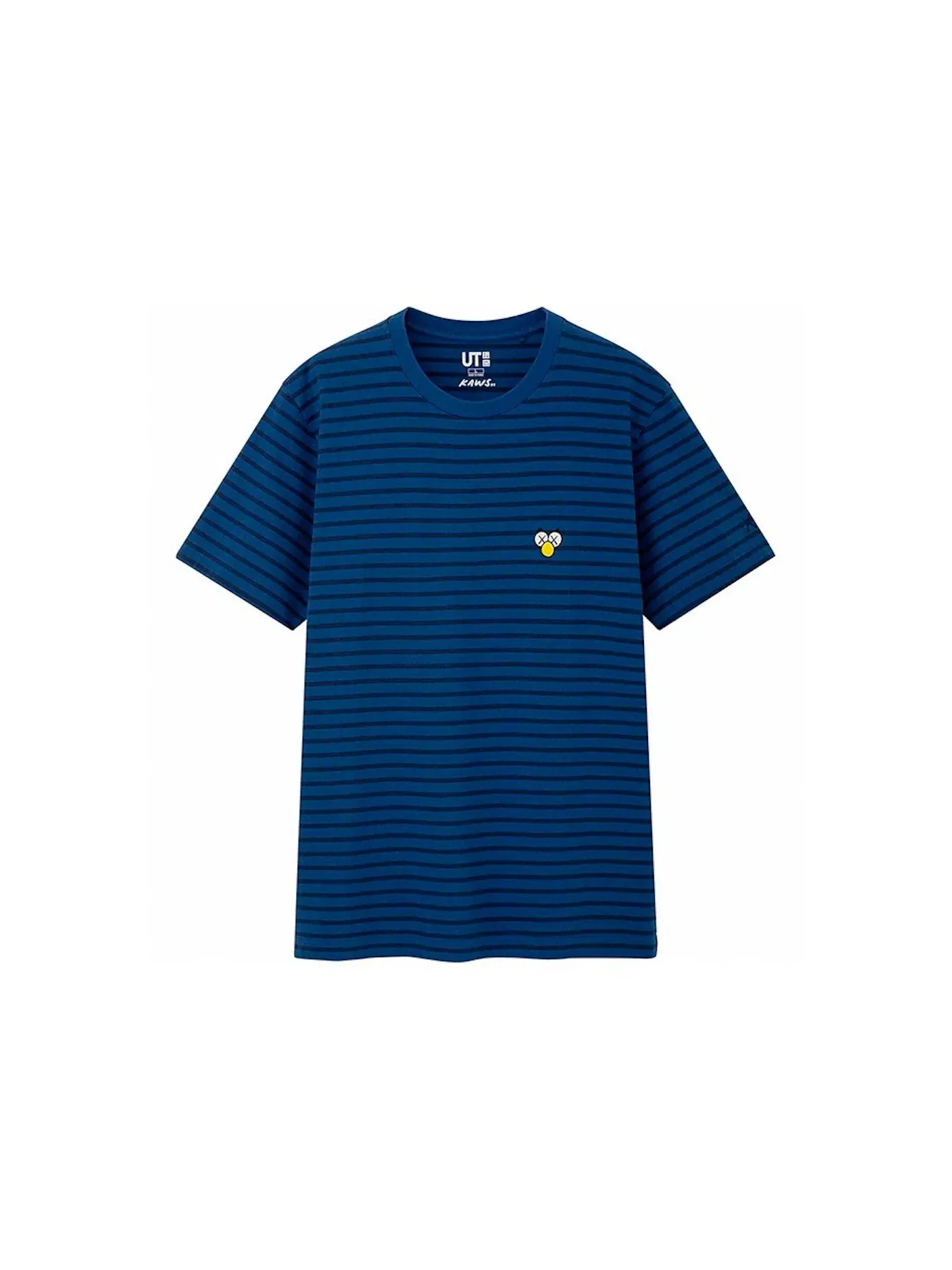Мужская футболка с принтом BFF Striped Tee KAWS — изображение 1 из 1, синий