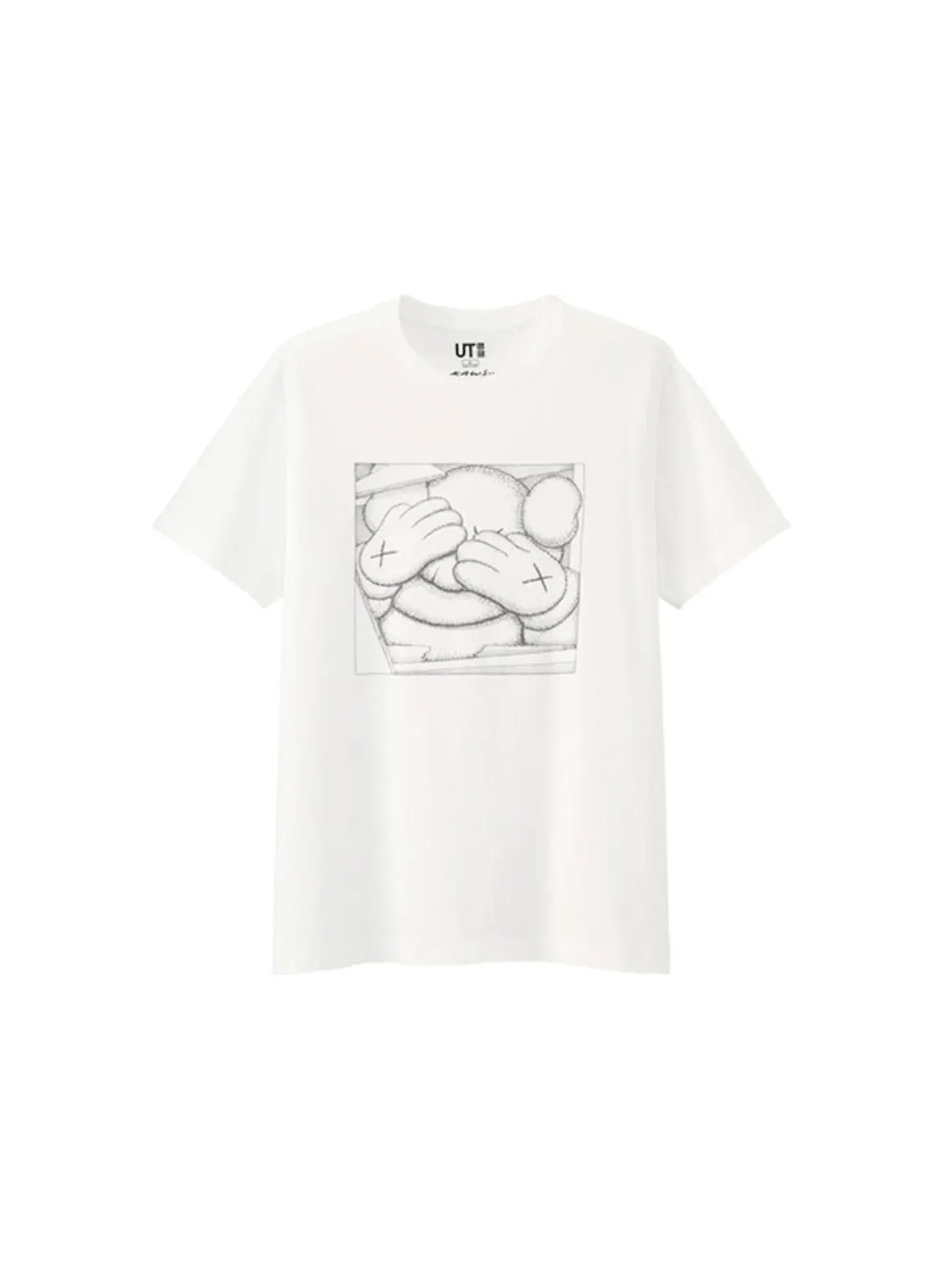 Футболка с принтом KAWS Chum Tee (Asia Sizing) — изображение 1 из 1, белый