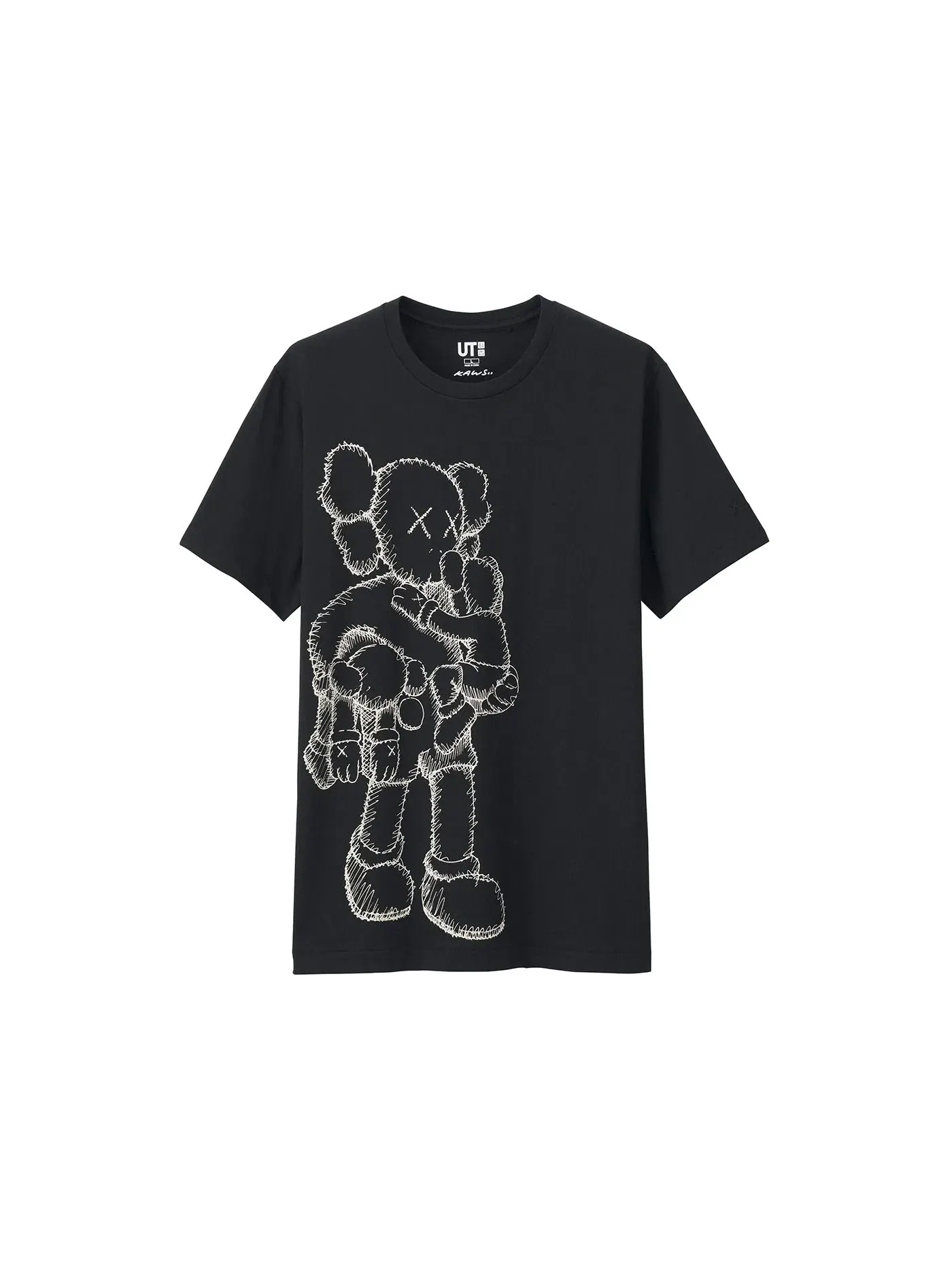 Детская футболка с принтом Clean Slate Tee KAWS — изображение 1 из 1, черный