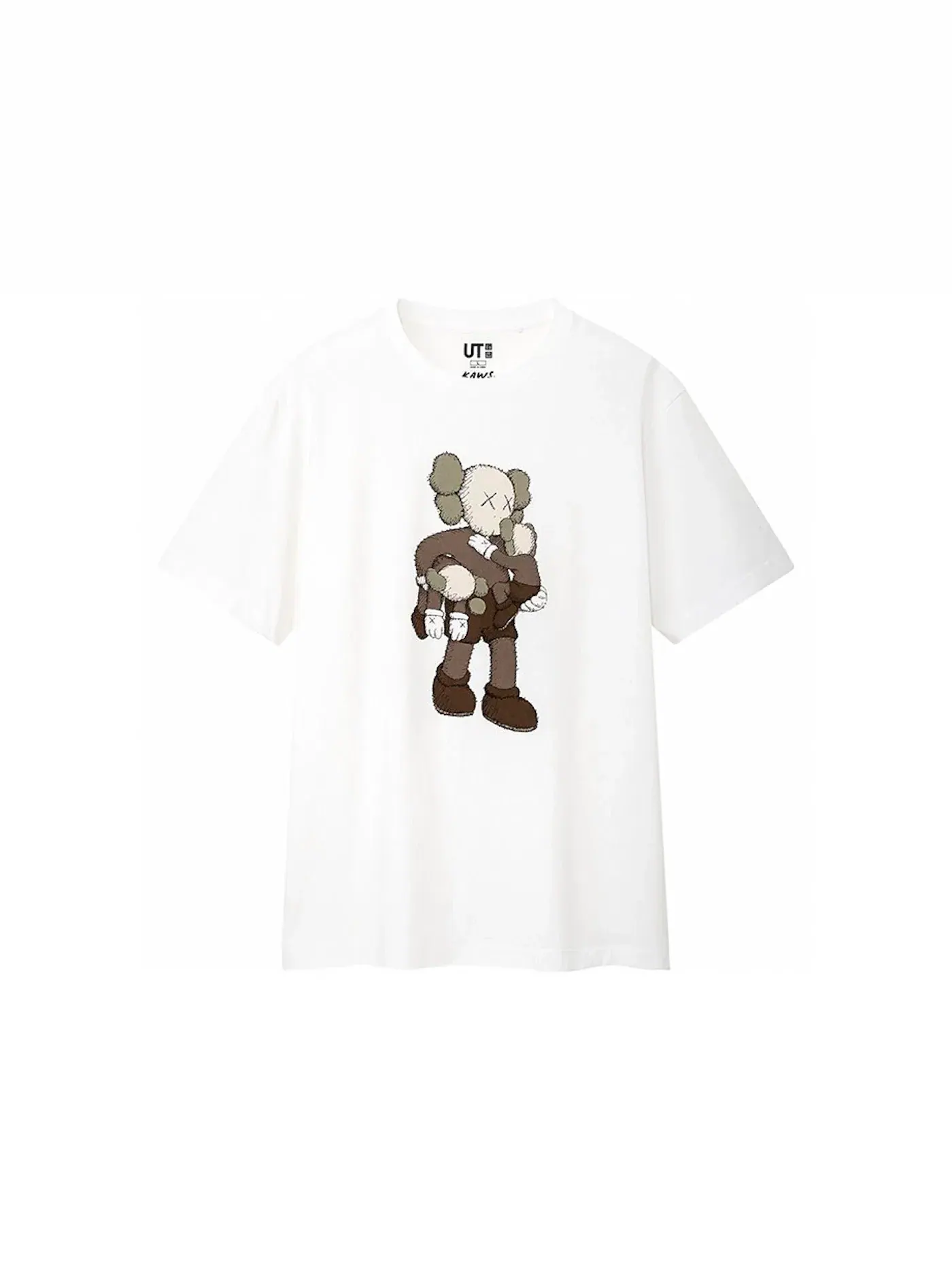 Мужская футболка с принтом KAWS x Uniqlo Clean Slate Tee KAWS — изображение 1 из 1, белый