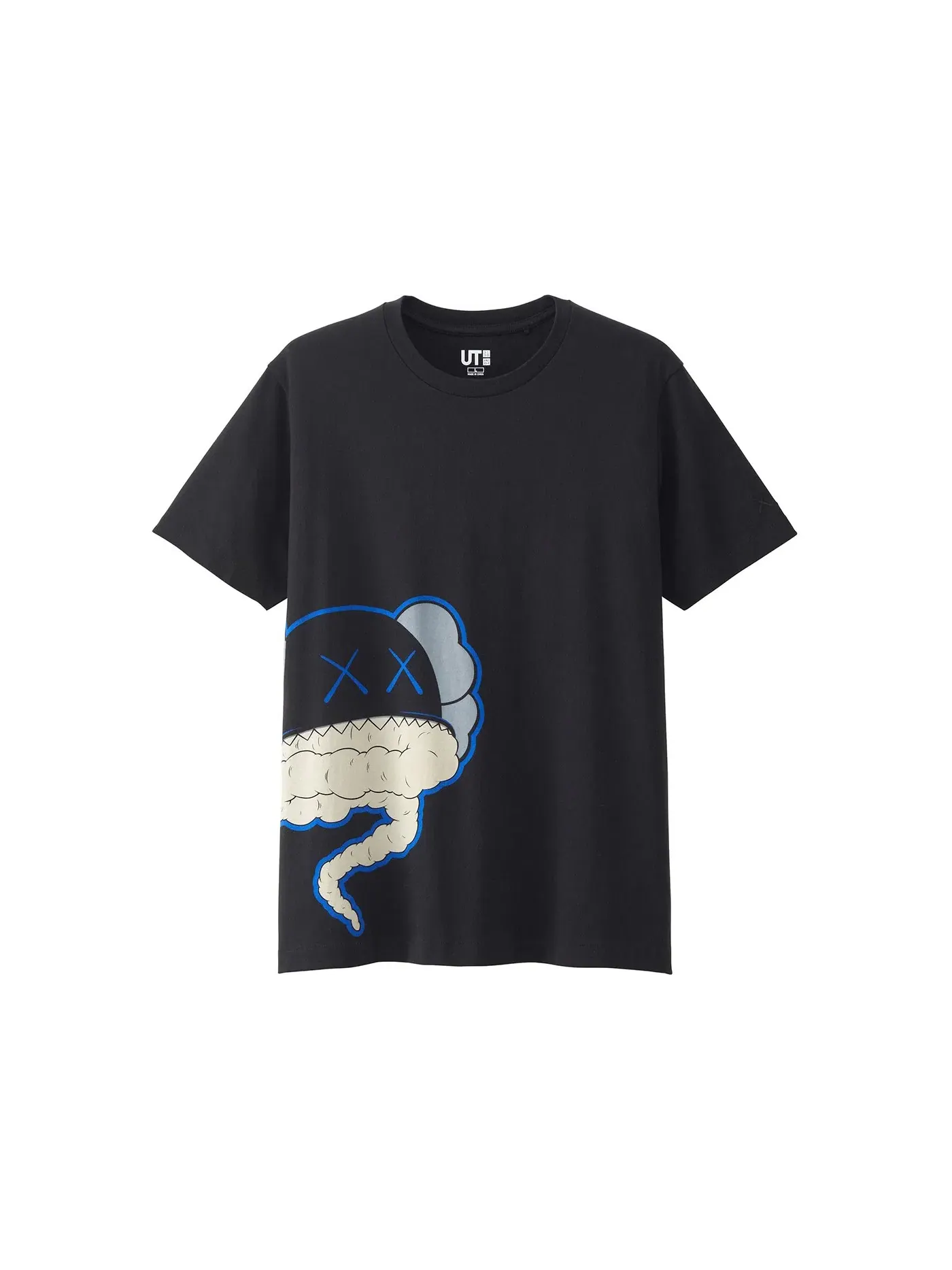 Детская футболка с принтом Cloud Tee KAWS — изображение 1 из 1, черный