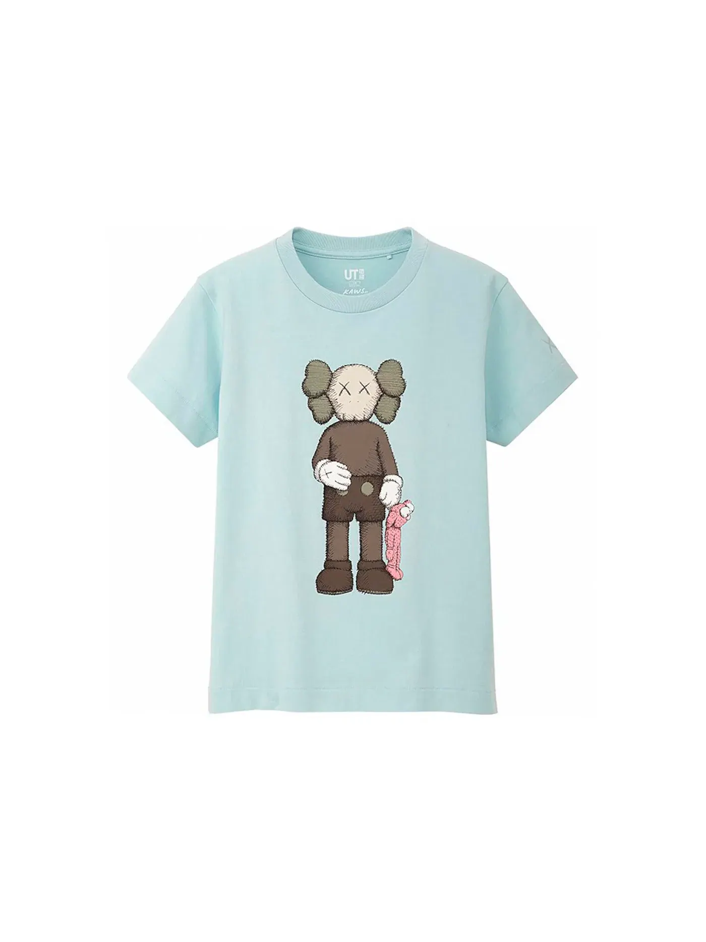 Детская футболка с принтом KAWS Companion Tee (Kids) KAWS — изображение 1 из 1, светлый синий