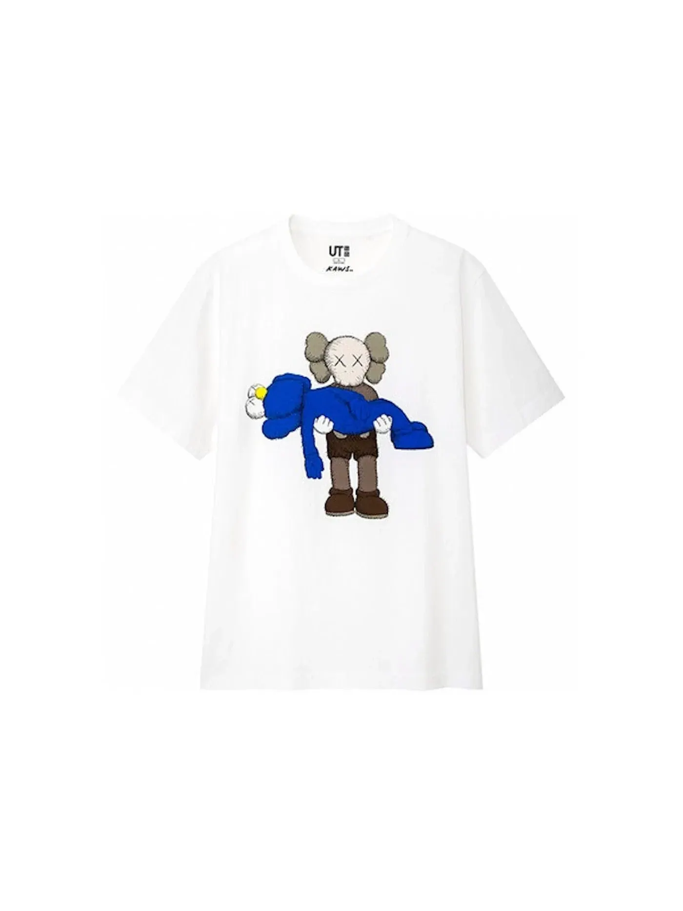 Мужская футболка с принтом Tee (Asia Sizing) KAWS — изображение 1 из 1, белый