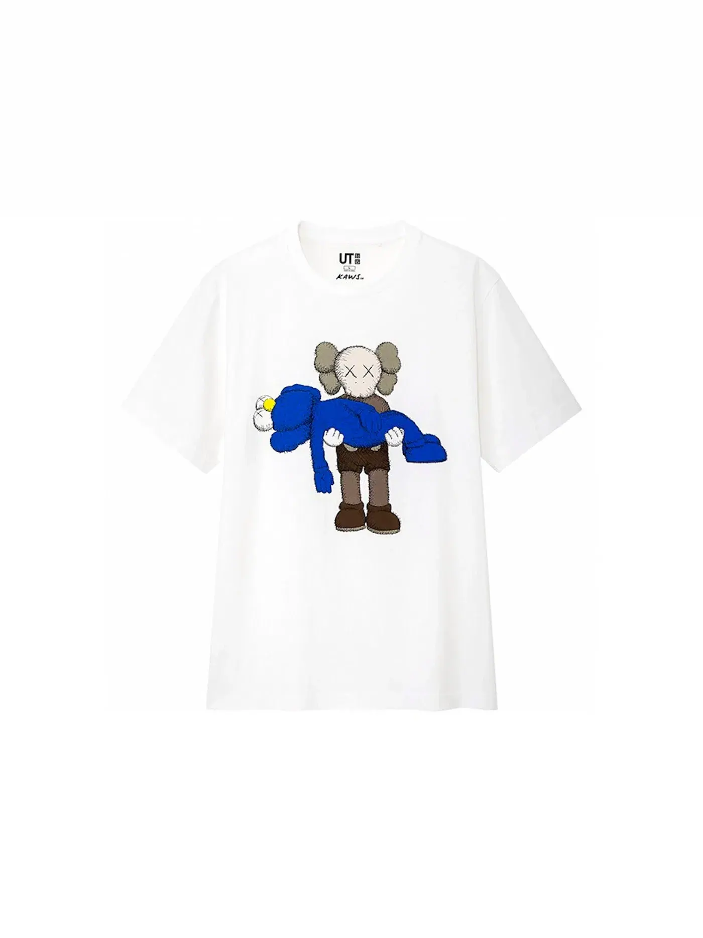Мужская футболка с принтом KAWS Tee (US Sizing) — изображение 1 из 1, белый